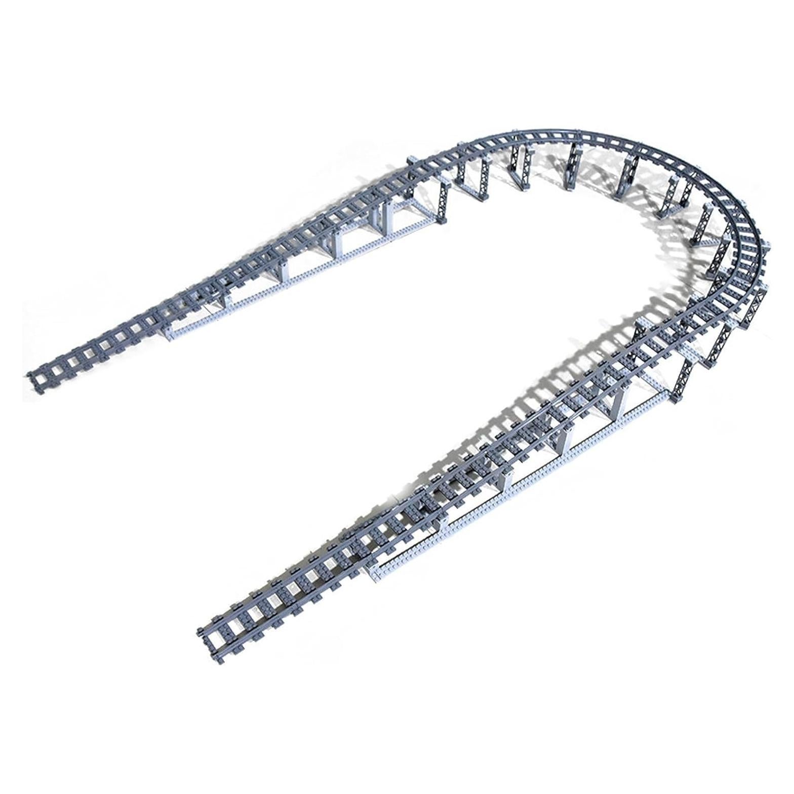 Conjunto de bloques de tren CALMDR 212 piezas compatible Lego