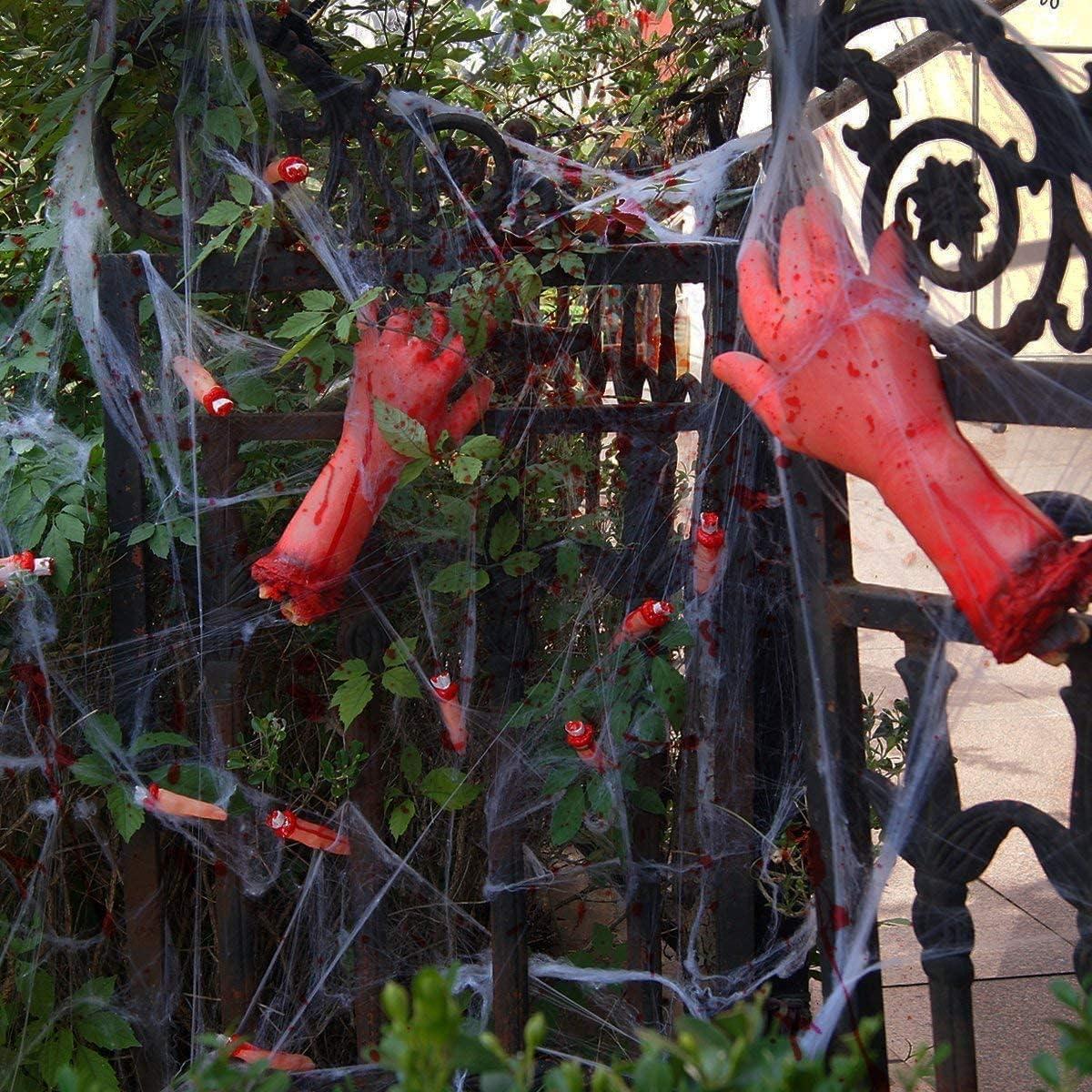 Mano Rota Falsa Sangrienta Dealglad para Decoración Halloween