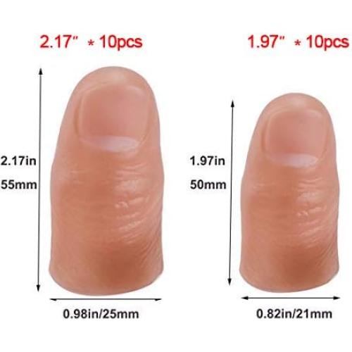 Truco de Magia con Dedos ANCIRS - 20 Pcs Cubierta de Pulgar