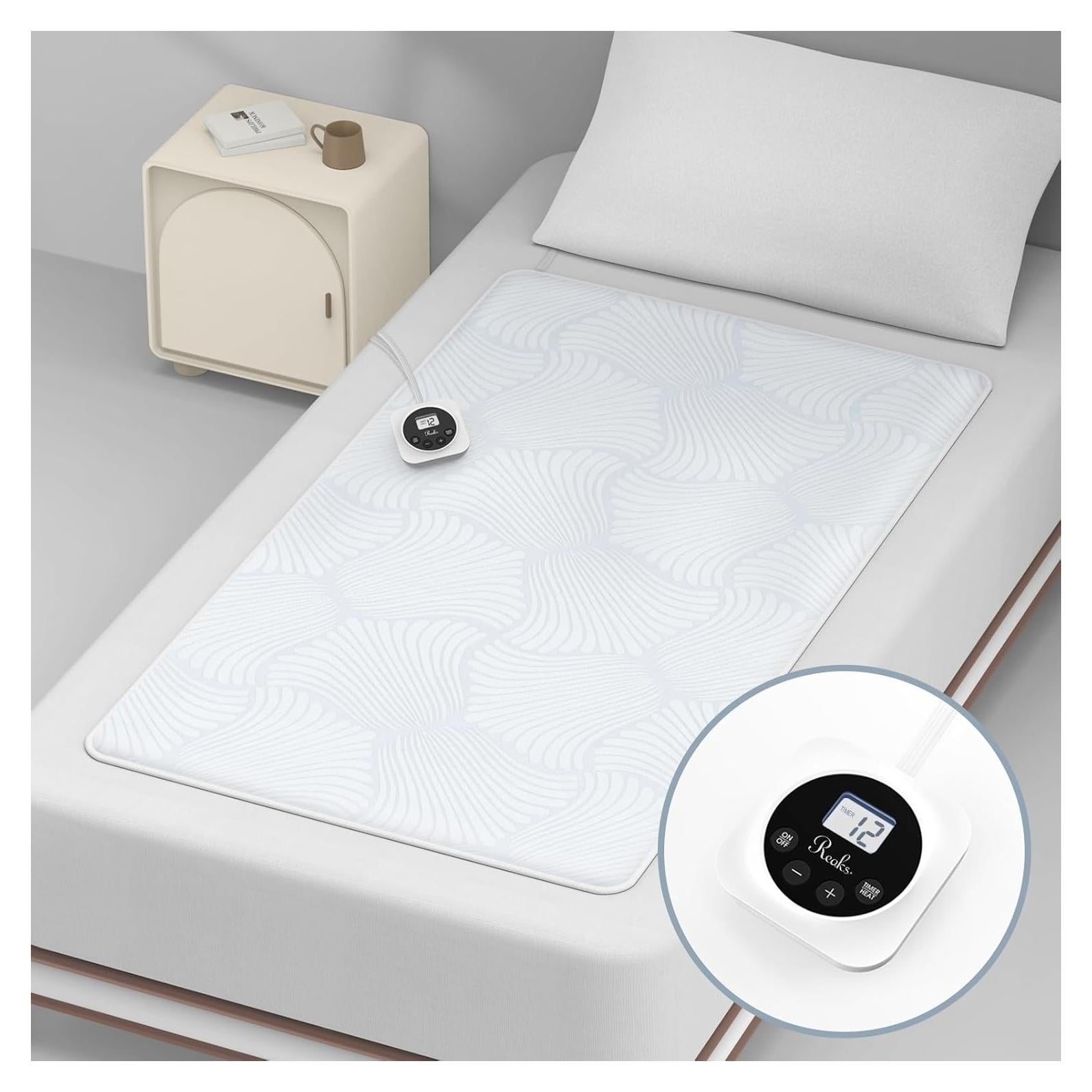 Almohadilla Térmica Eléctrica Reaks Mini Twin 10 Niveles Calor