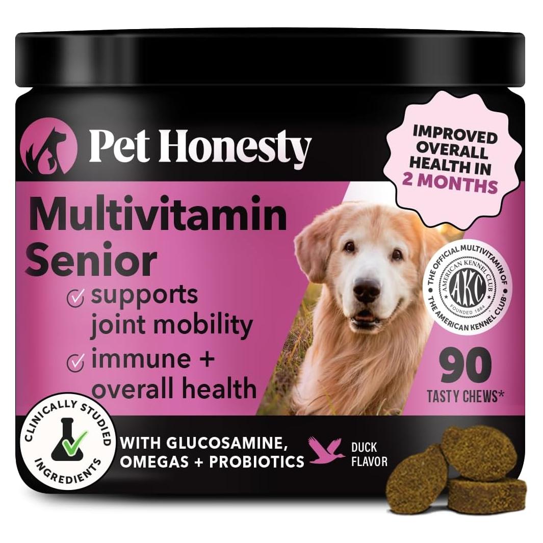 Multivitamínico para Perros Mayores Pet Honesty 90 ct Pato