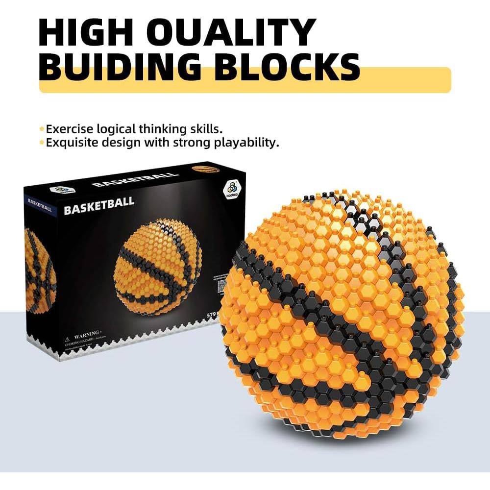 Juego de Bloques de Construcción Baloncesto KADELE 579 Piezas