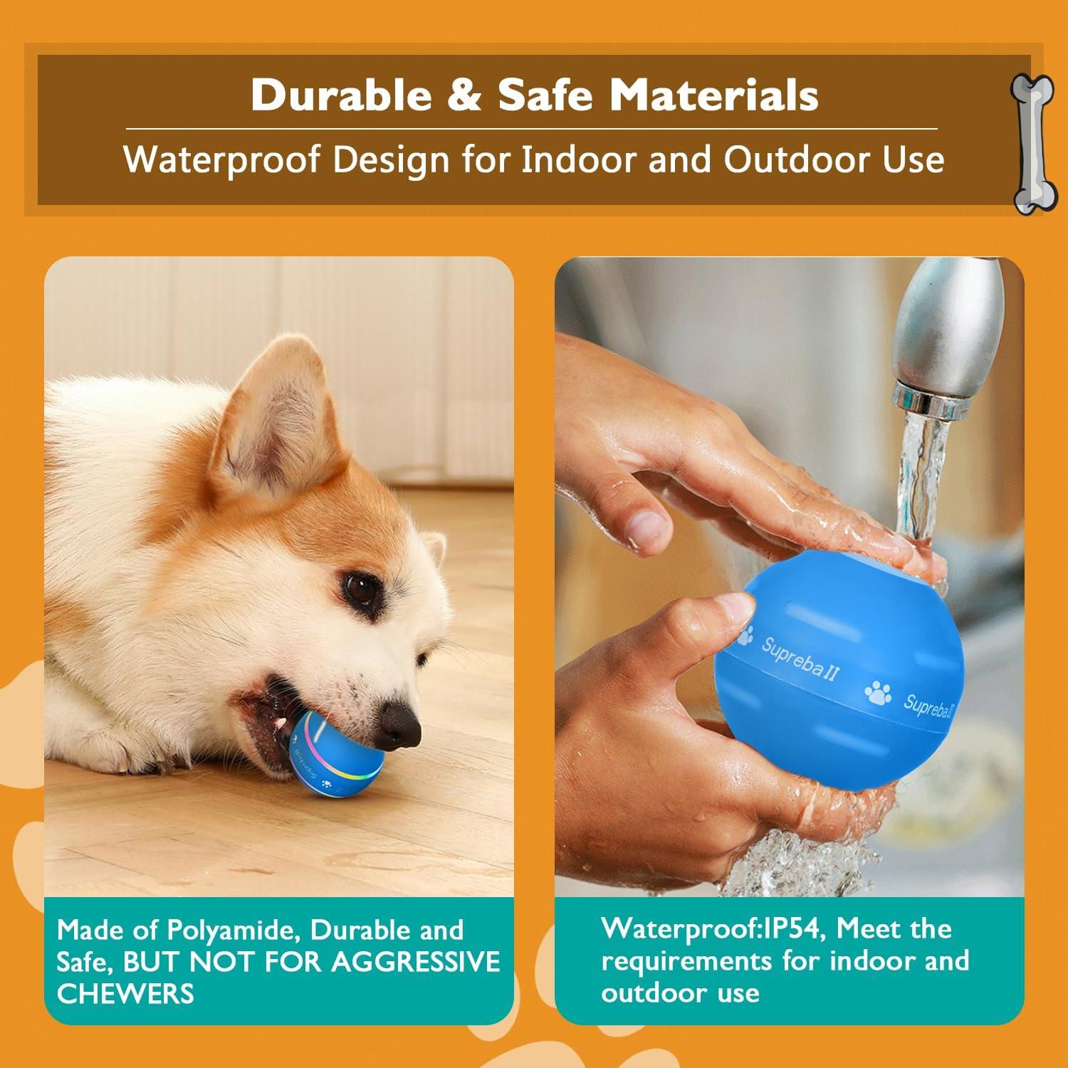 Pelota Interactiva para Perros PetDroid M04, Recargable USB