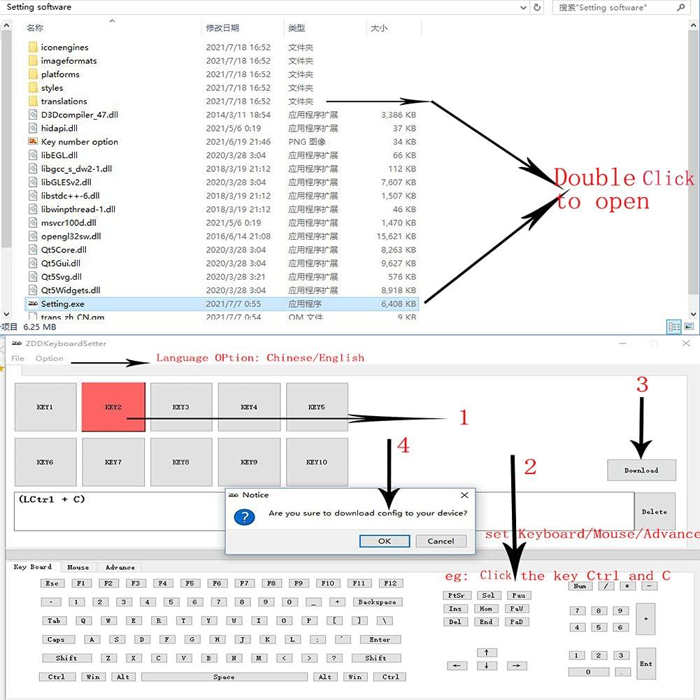 Teclado Programable USB Ne Fashion con LED Azul y Macro