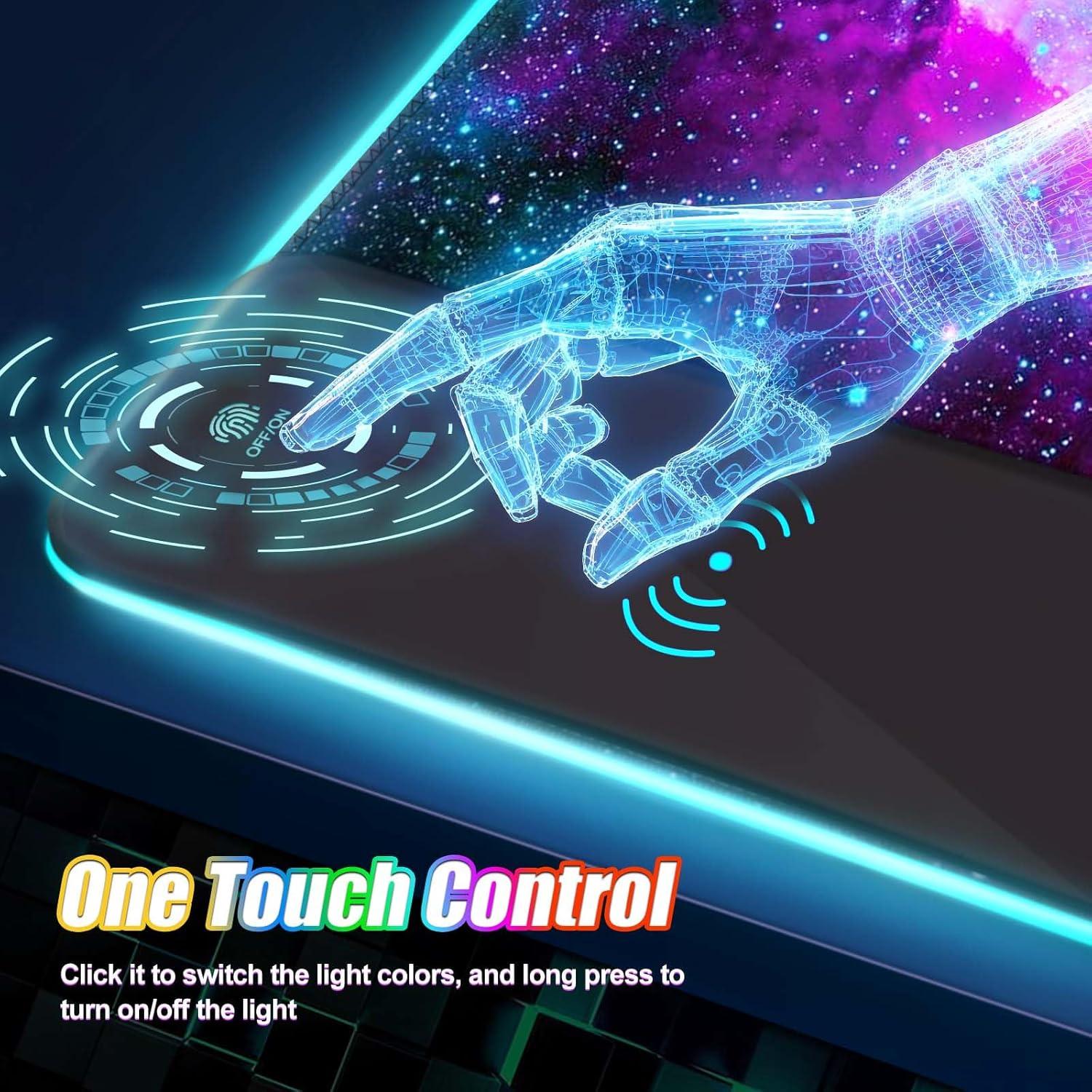 Alfombrilla de Ratón Gaming ToLuLu RGB Grande 80x30cm