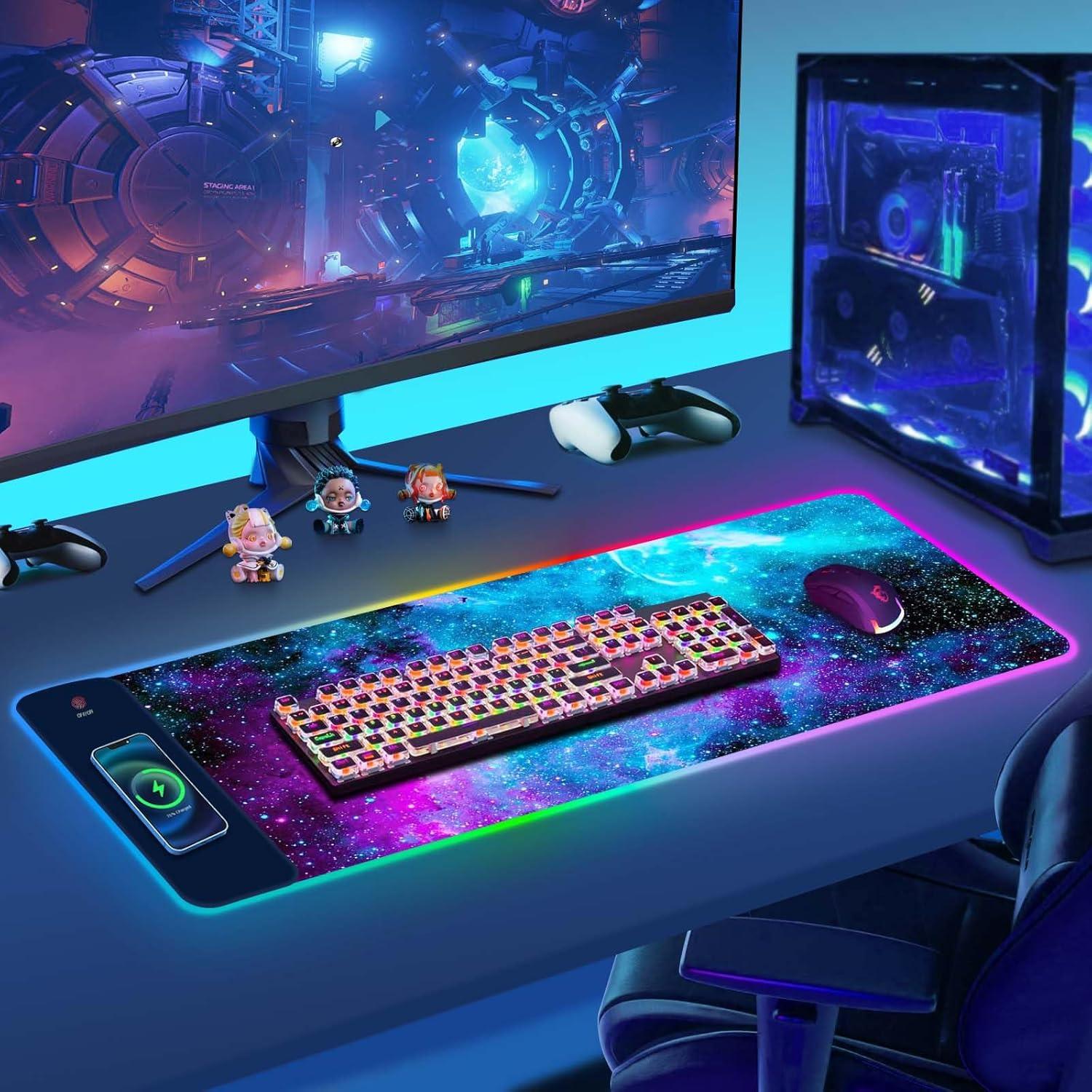 Alfombrilla de Ratón Gaming ToLuLu RGB Grande 80x30cm