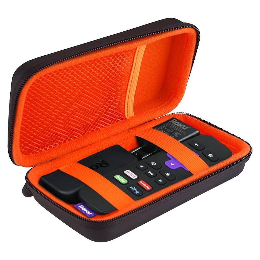 Funda Dura BOVKE para Control Remoto Roku 4K, Negro