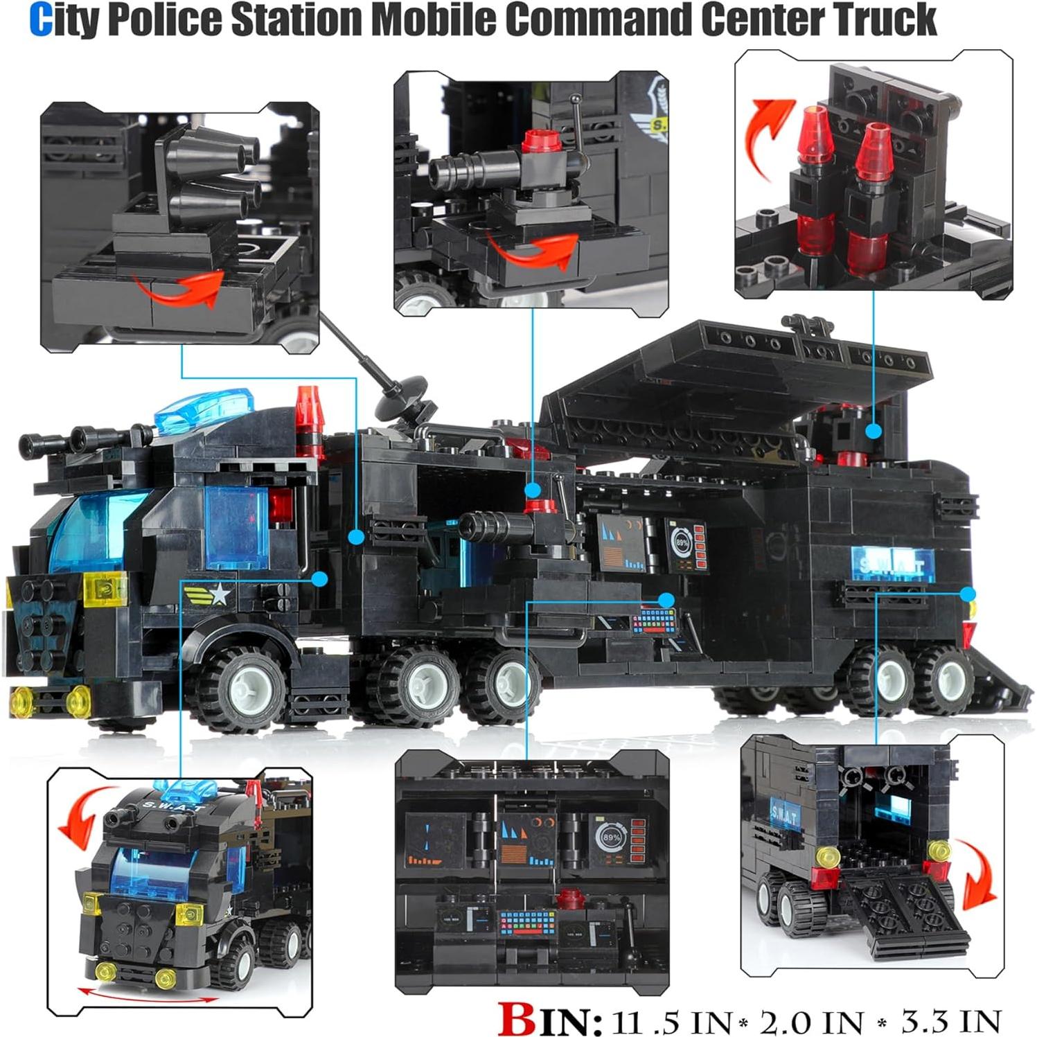 Set de Construcción Policía SWAT 1110 Piezas EP EJERCICIO Y JUEGO