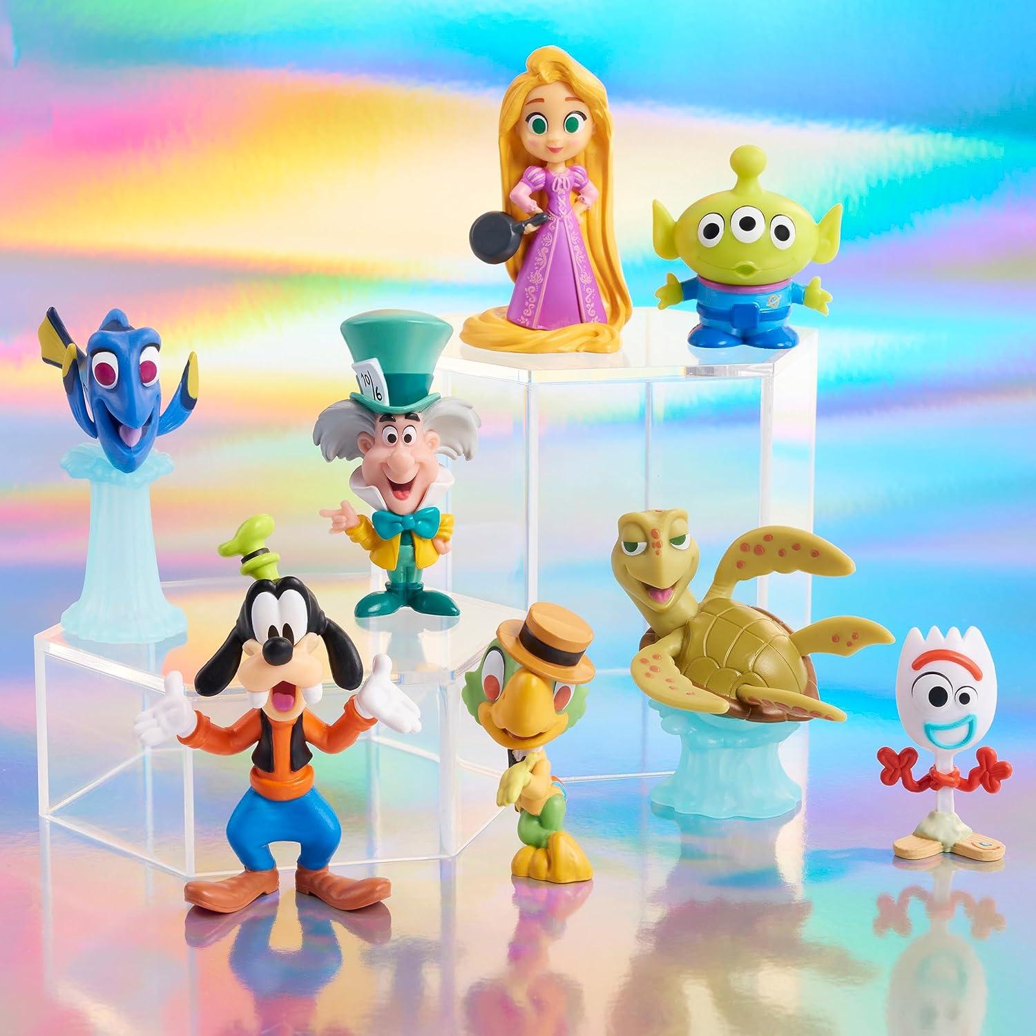 Figuras Disney 100 Años Just Play Edición Limitada 8 Piezas
