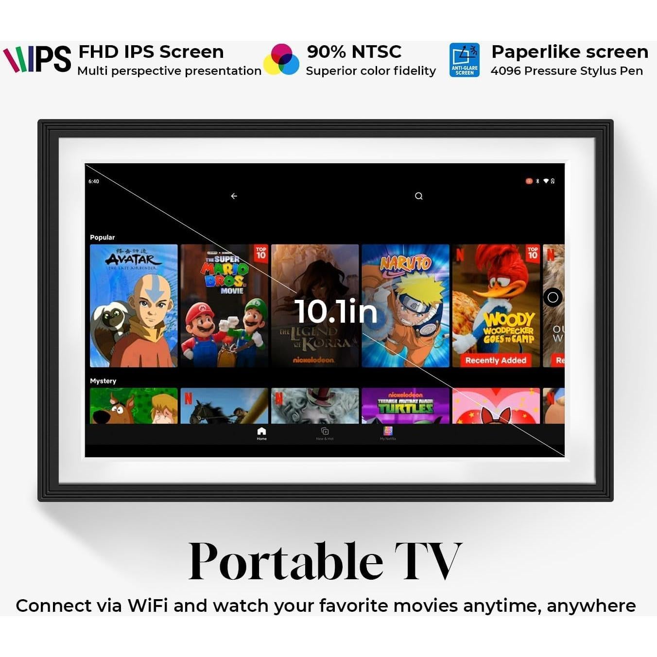 Calendario Digital Inteligente F10S 10.1" Pantalla Táctil