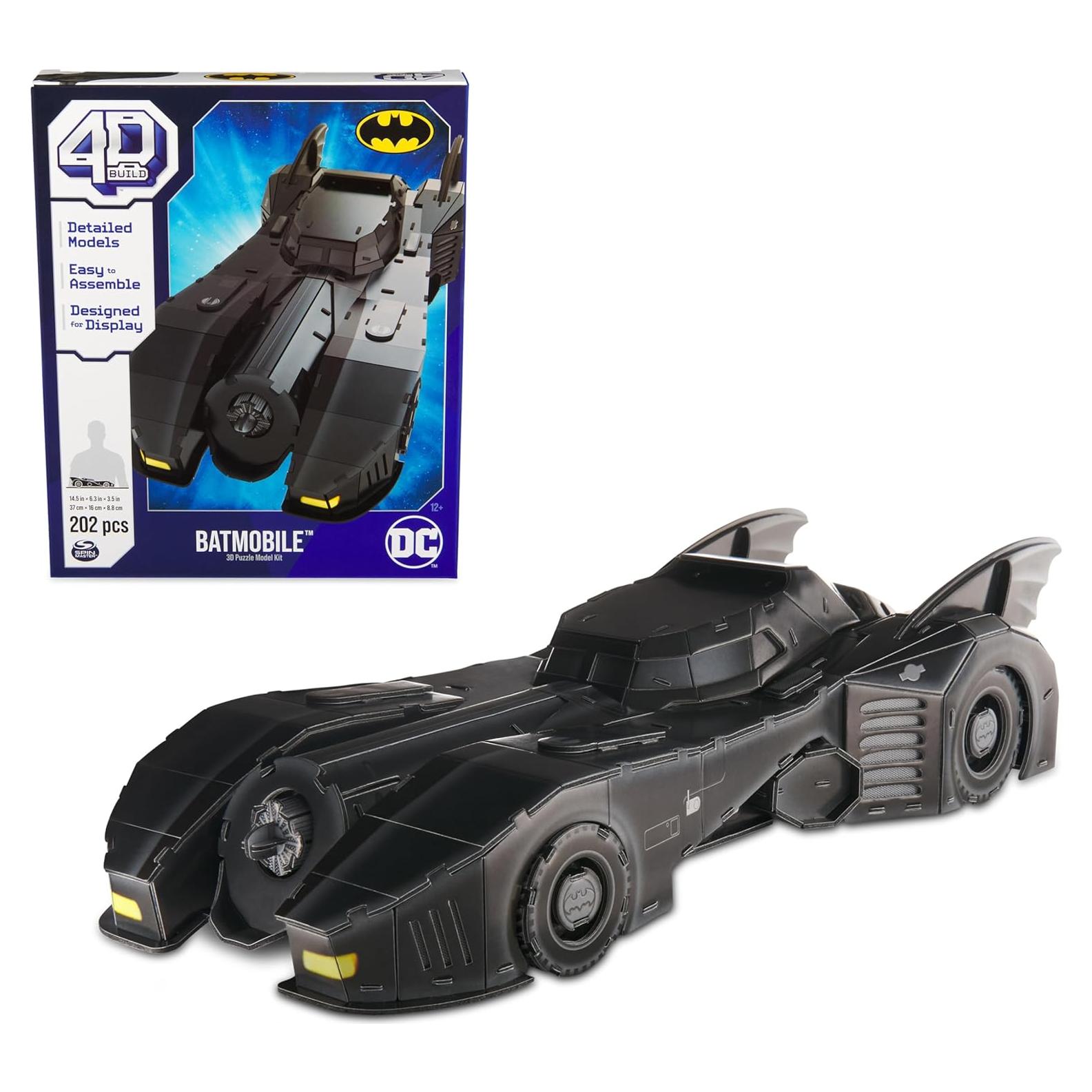 4D Build Batmobile DC Modelo 3D 202 Piezas para Adultos
