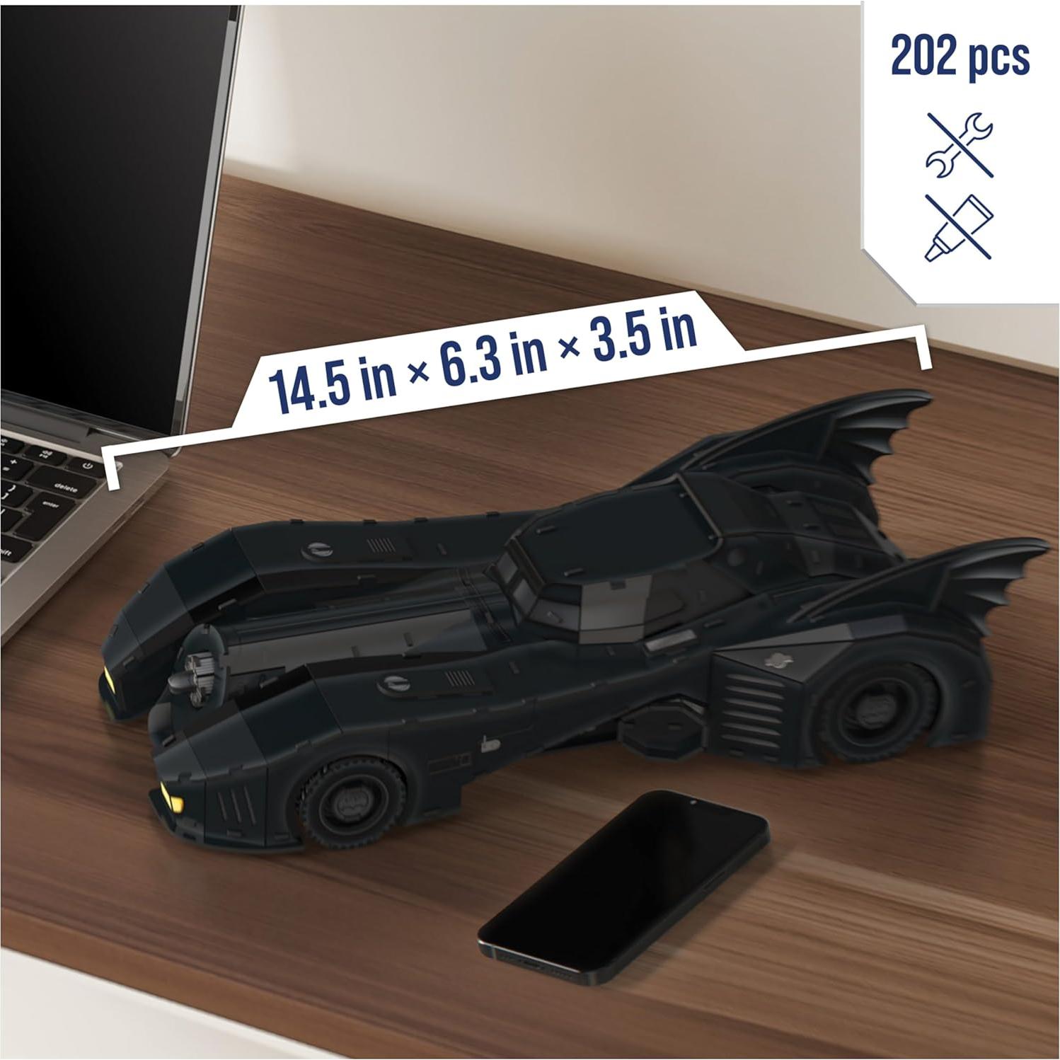 4D Build Batmobile DC Modelo 3D 202 Piezas para Adultos