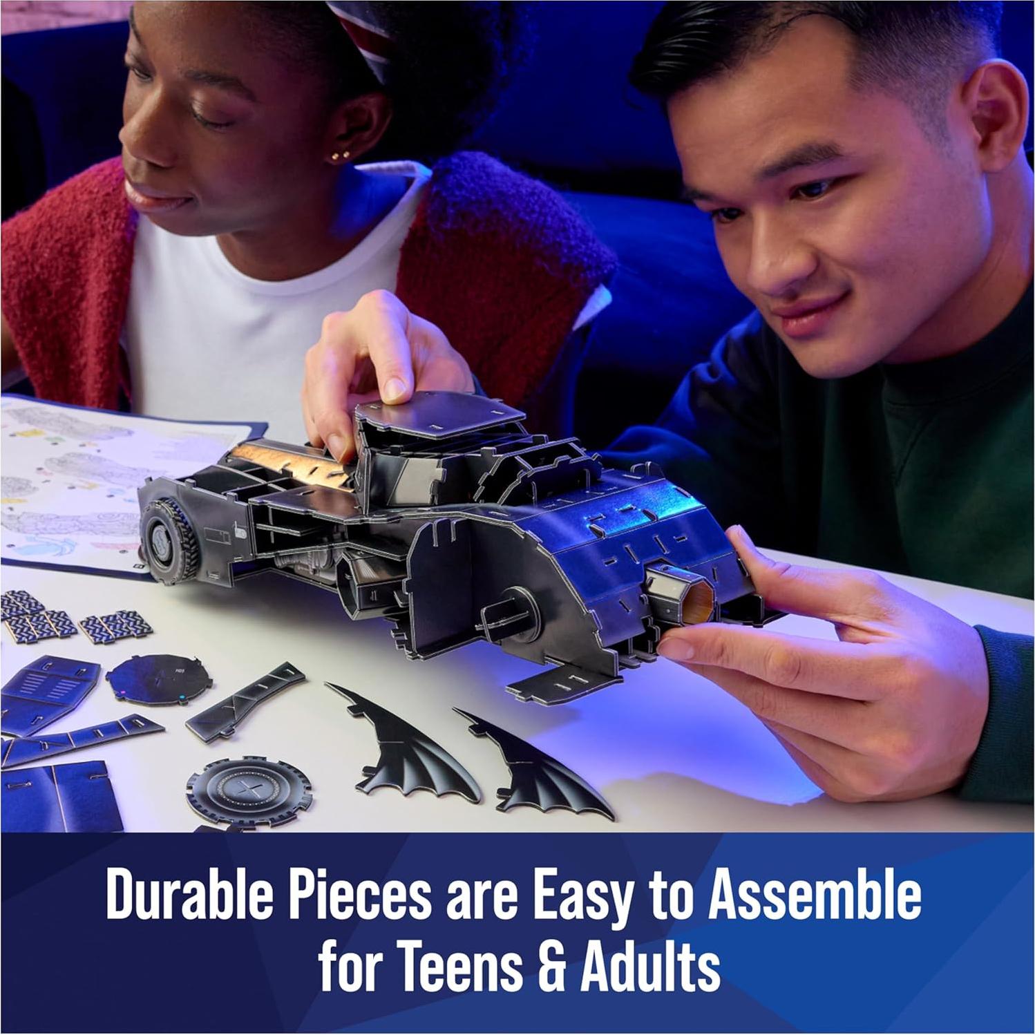 4D Build Batmobile DC Modelo 3D 202 Piezas para Adultos