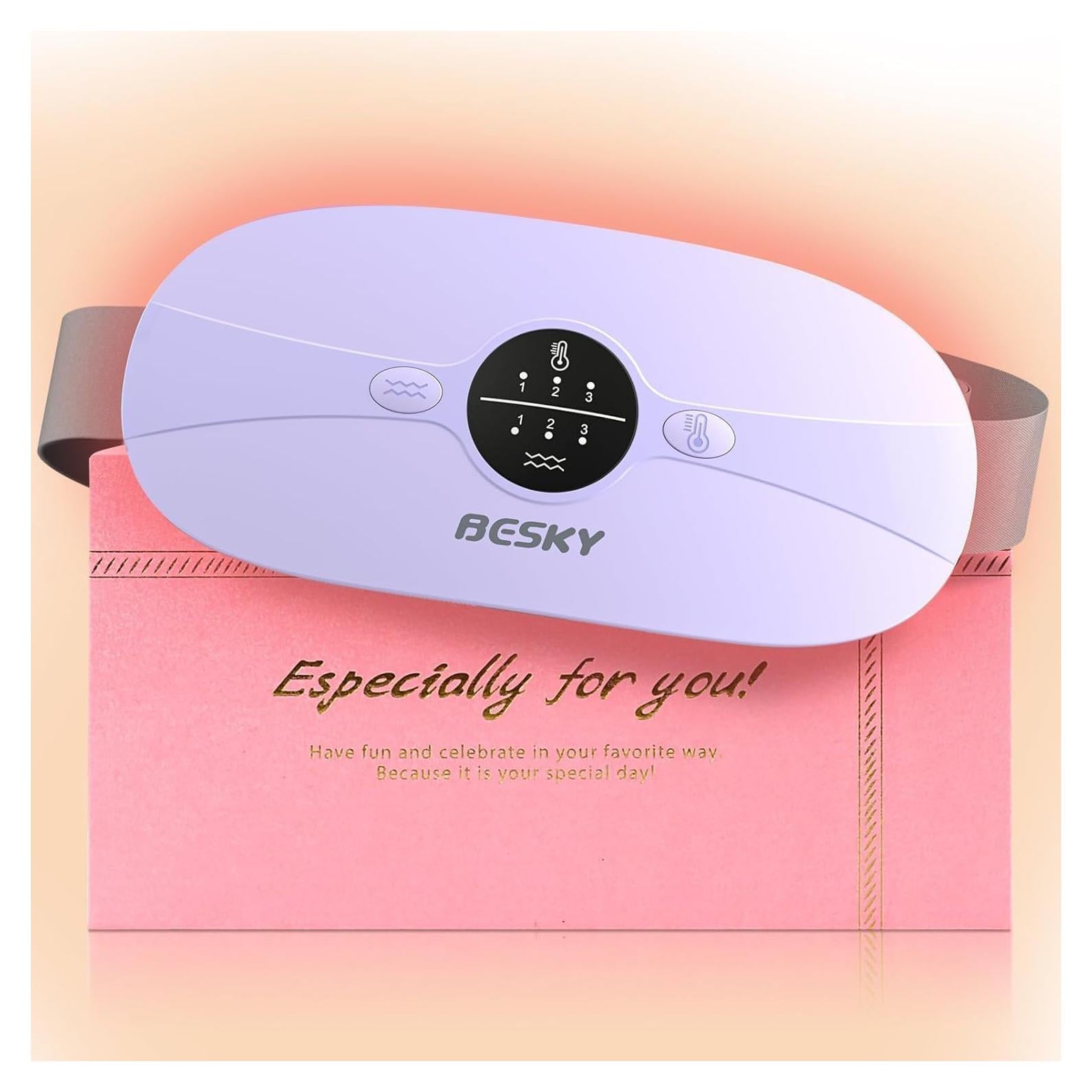 Almohadilla Calentadora Portátil Besky Recargable 3 Niveles