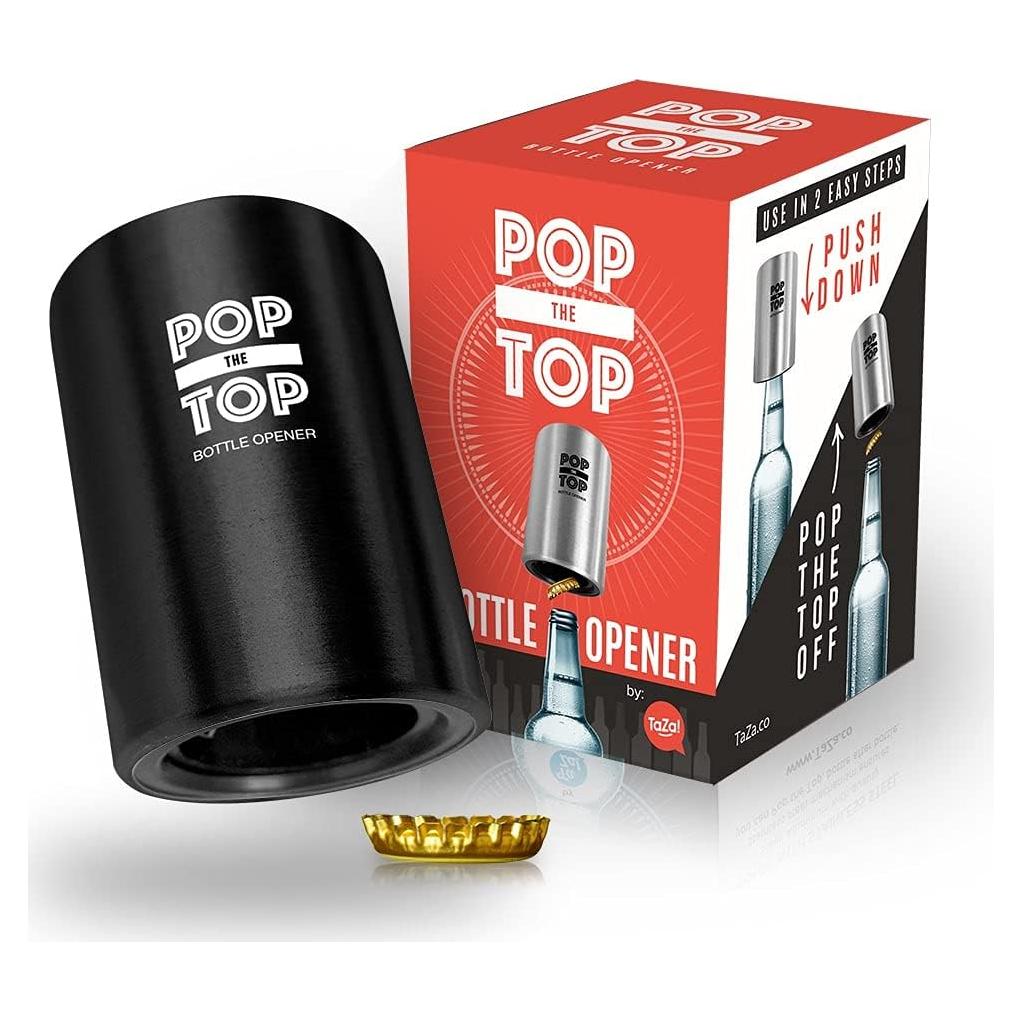 Abrebotellas automático TaZa PTT Negro - Gadget de bar