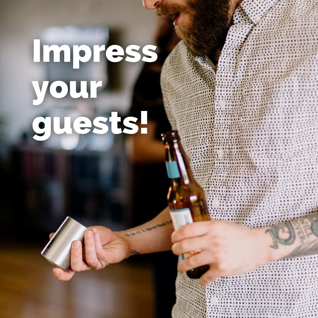 Abrebotellas automático TaZa PTT Negro - Gadget de bar