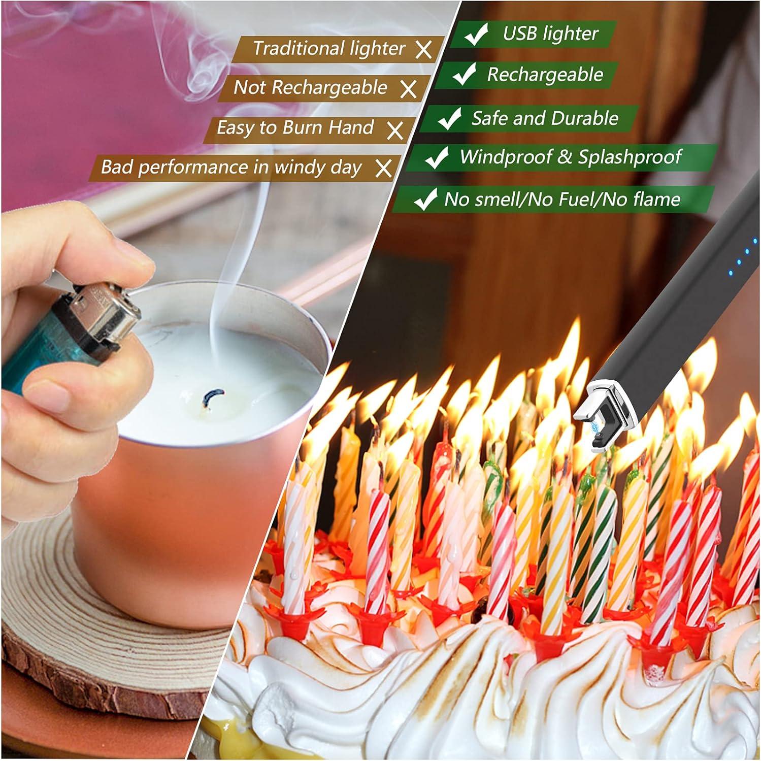 Encendedor Eléctrico Recargable MEIRUBY M-13 Negro a Prueba de Viento