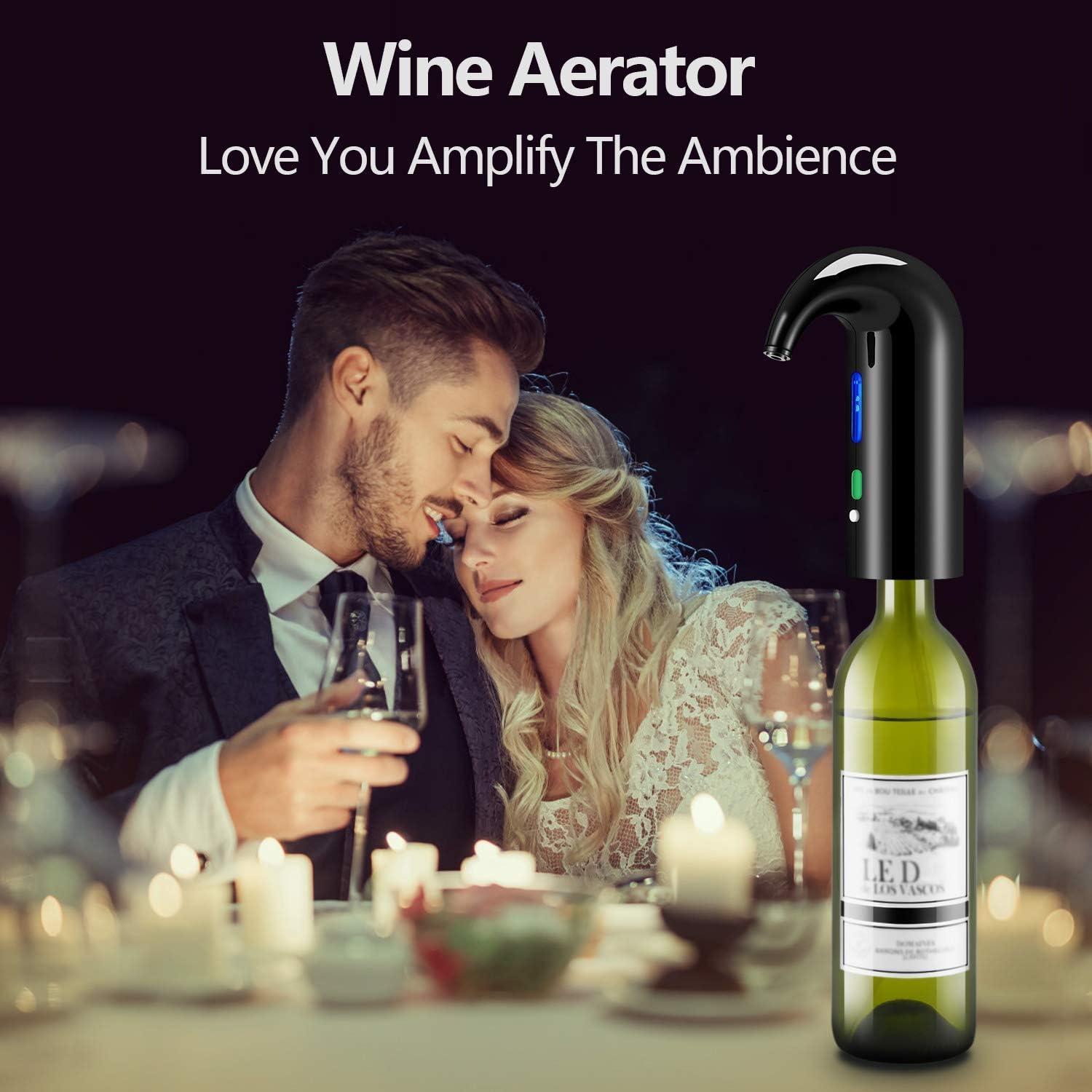Aerador de Vino Eléctrico JIFAR SW-EA01 Recargable USB