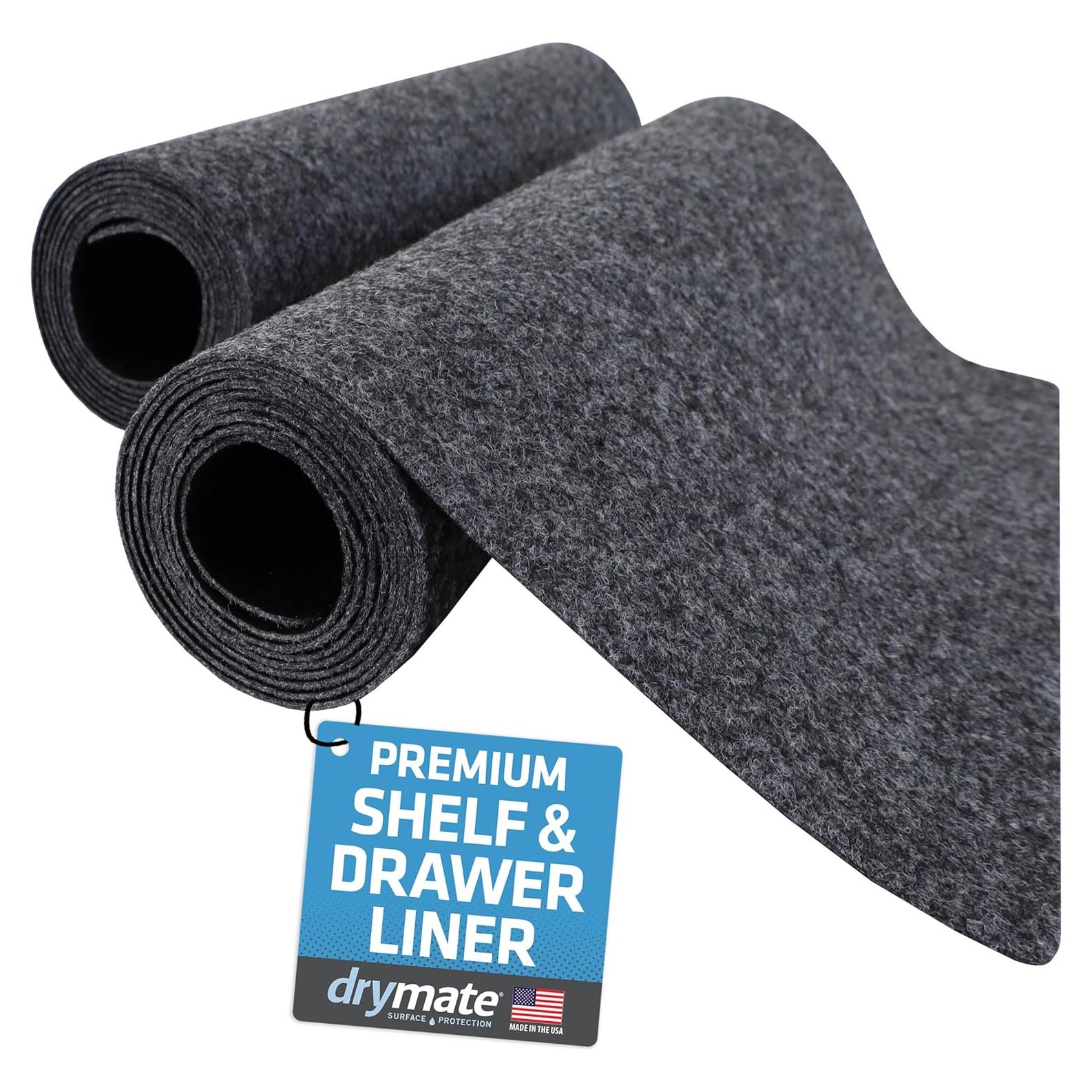 Forro de Estante Drymate 28x127 cm 2-Pack Carbón Impermeable