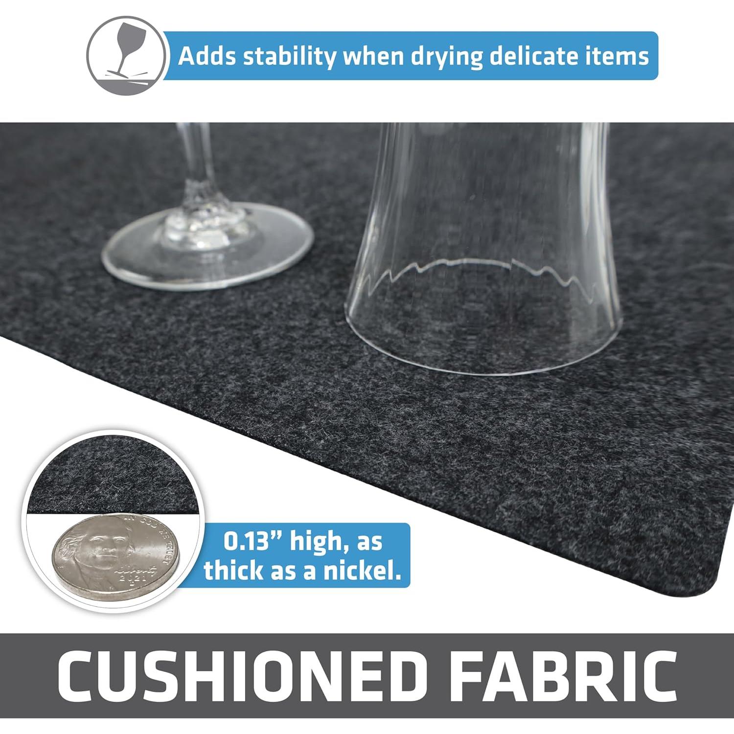 Forro de Estante Drymate 28x127 cm 2-Pack Carbón Impermeable