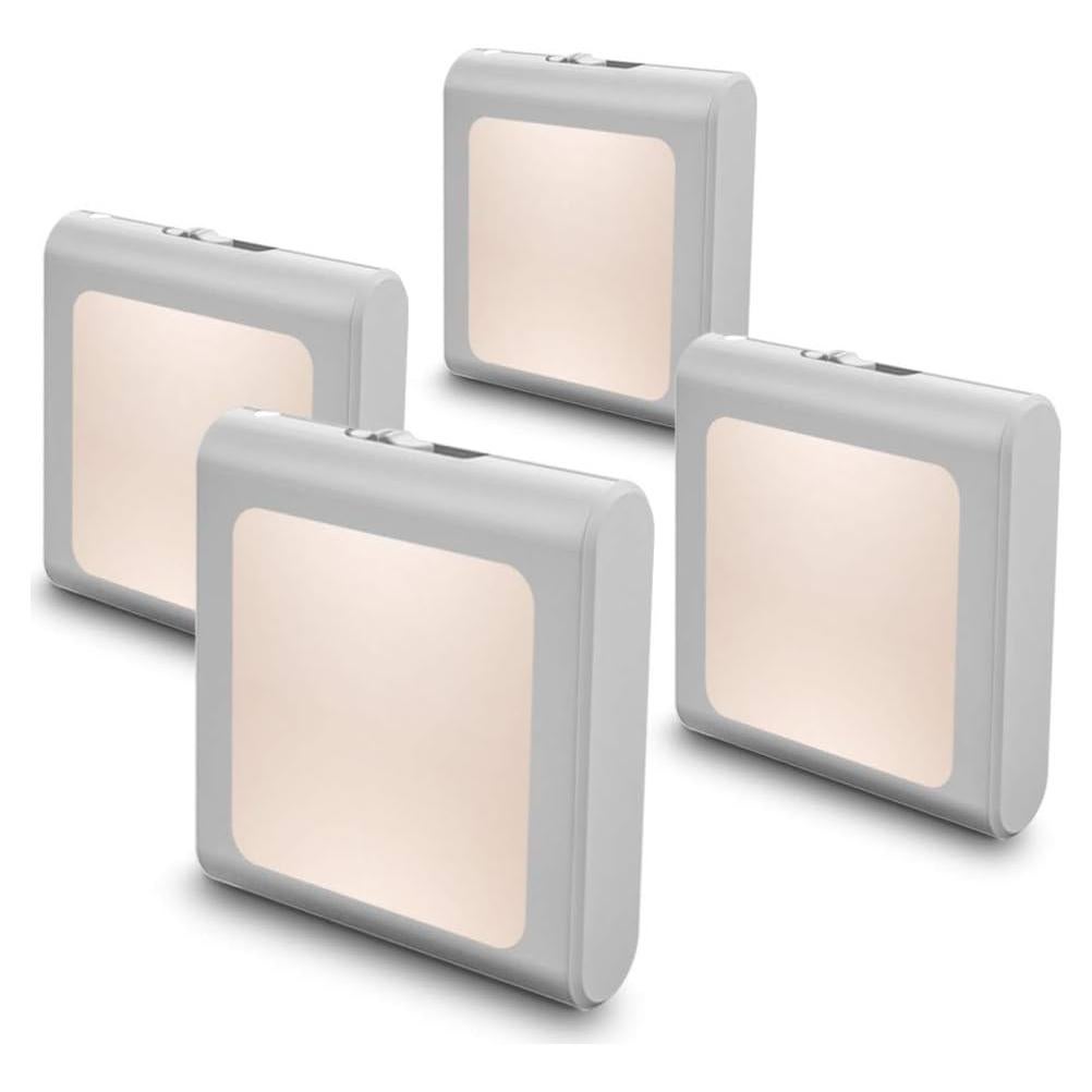 Luz Nocturna LED Regulable MAZ-TEK con Sensor Automático 4 Pcs