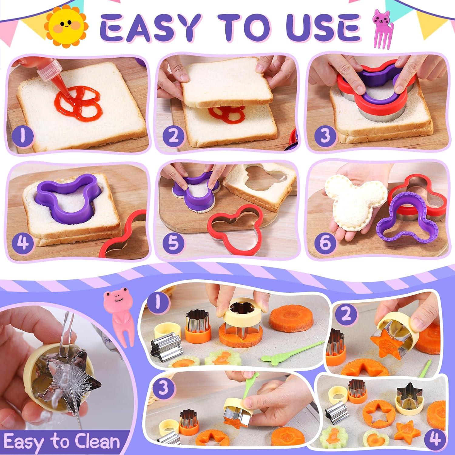 Cortador y Sellador de Sándwich Hauzent 30 Pcs Multicolor