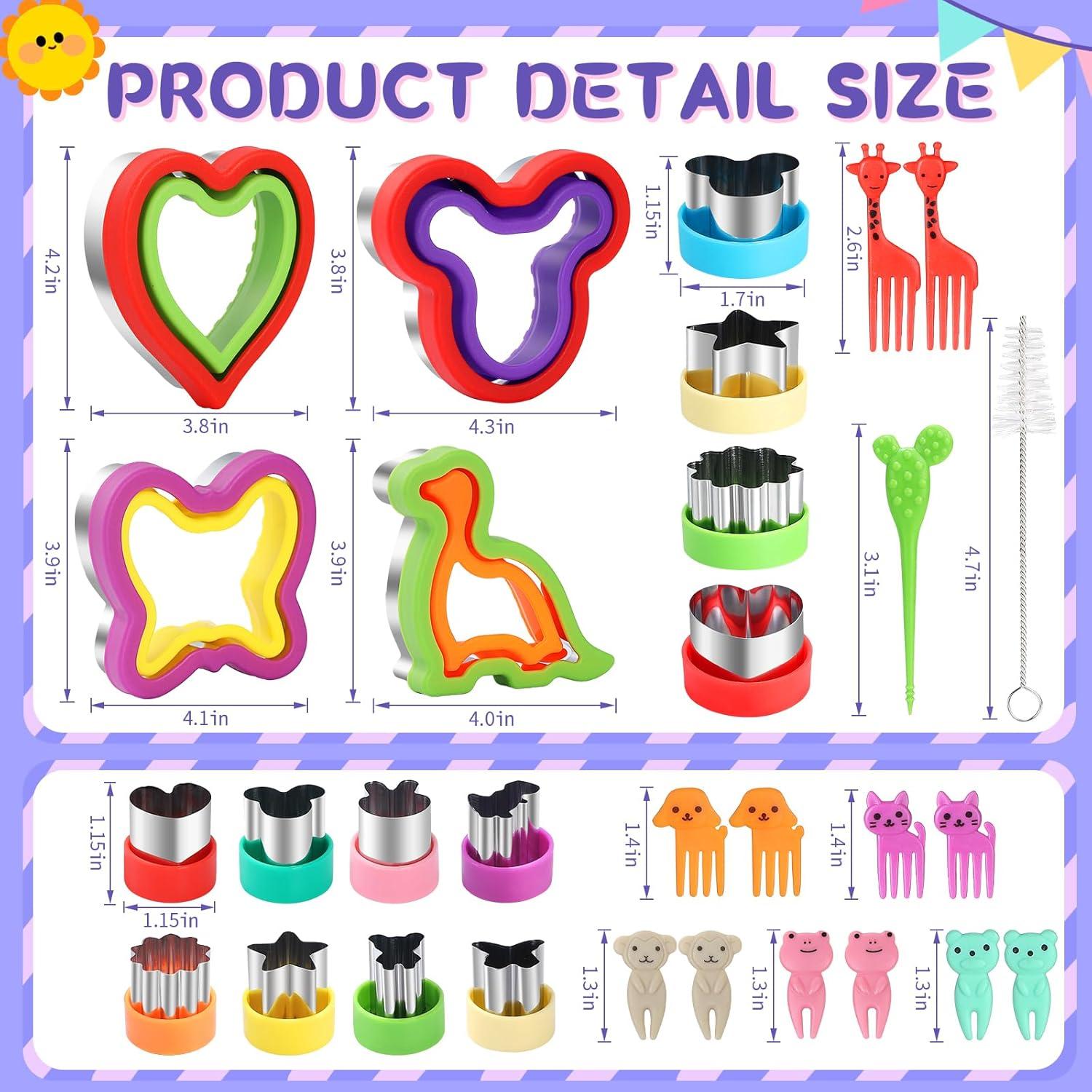 Cortador y Sellador de Sándwich Hauzent 30 Pcs Multicolor