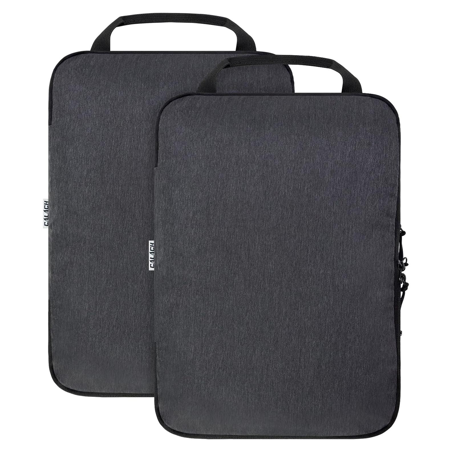 Cubos de Compresión CALACH para Organizador de Equipaje Negro