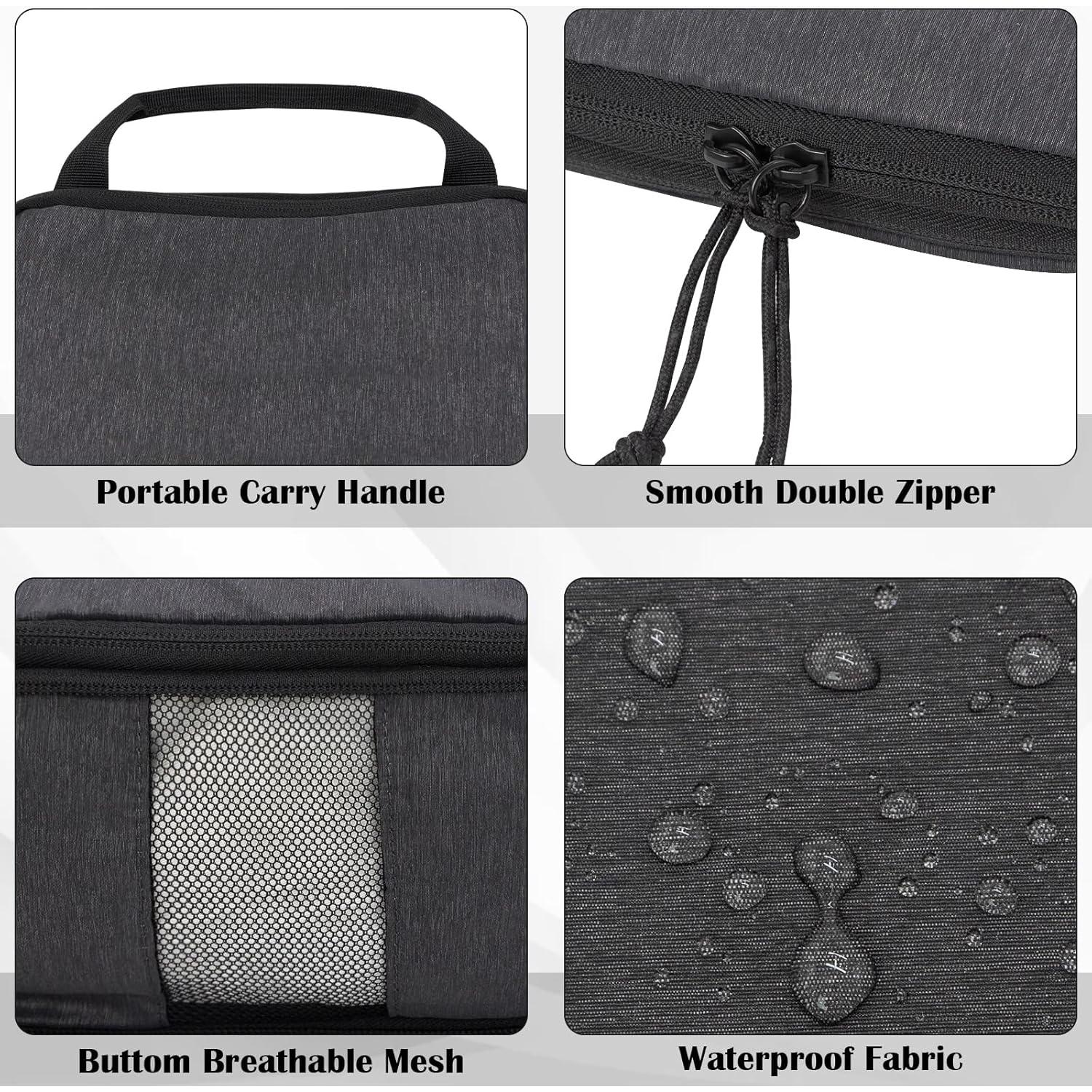 Cubos de Compresión CALACH para Organizador de Equipaje Negro