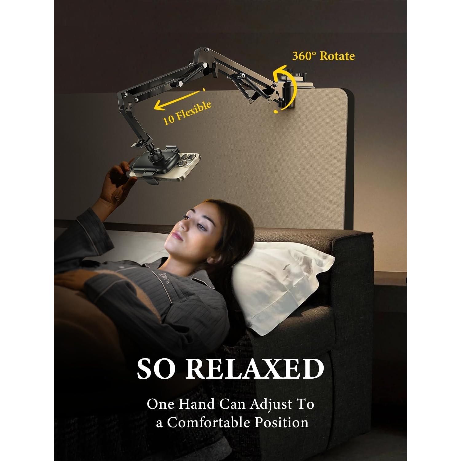 Soporte para Teléfono LISEN 3ra Generación Flexible Negro