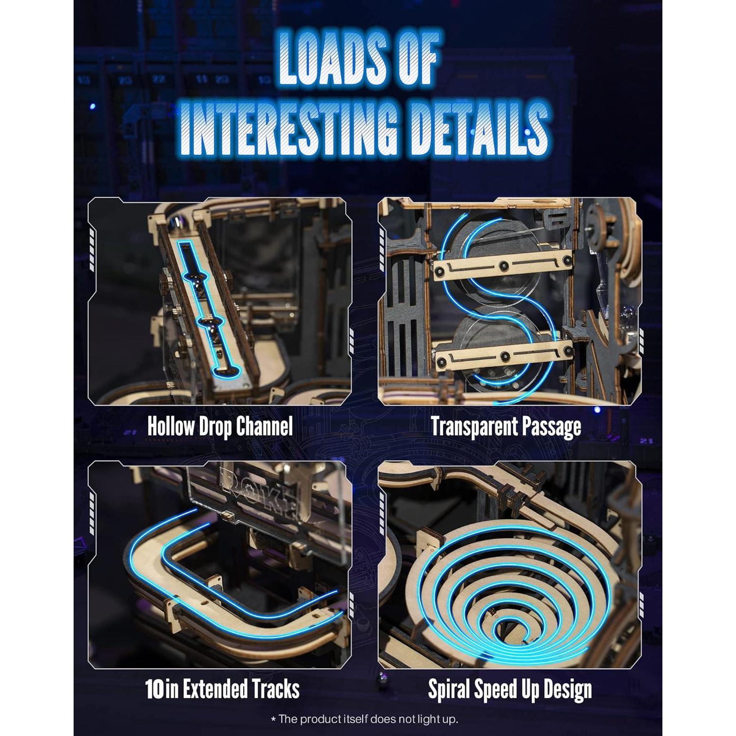 Rompecabezas 3D ROKR LGA01 Ciudad Nocturna 294 Piezas