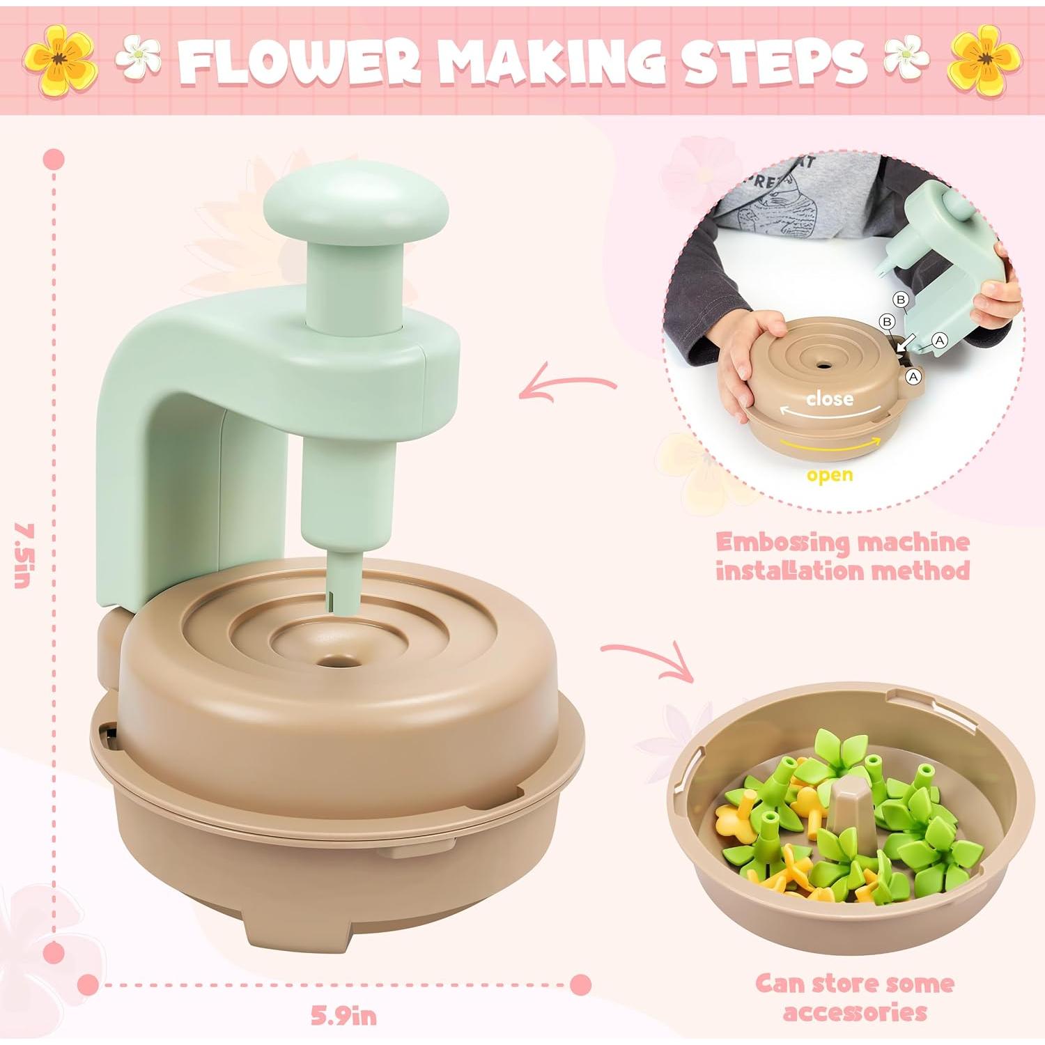 Kit de Flores DIY Toyly 152 Piezas Manualidades Niños