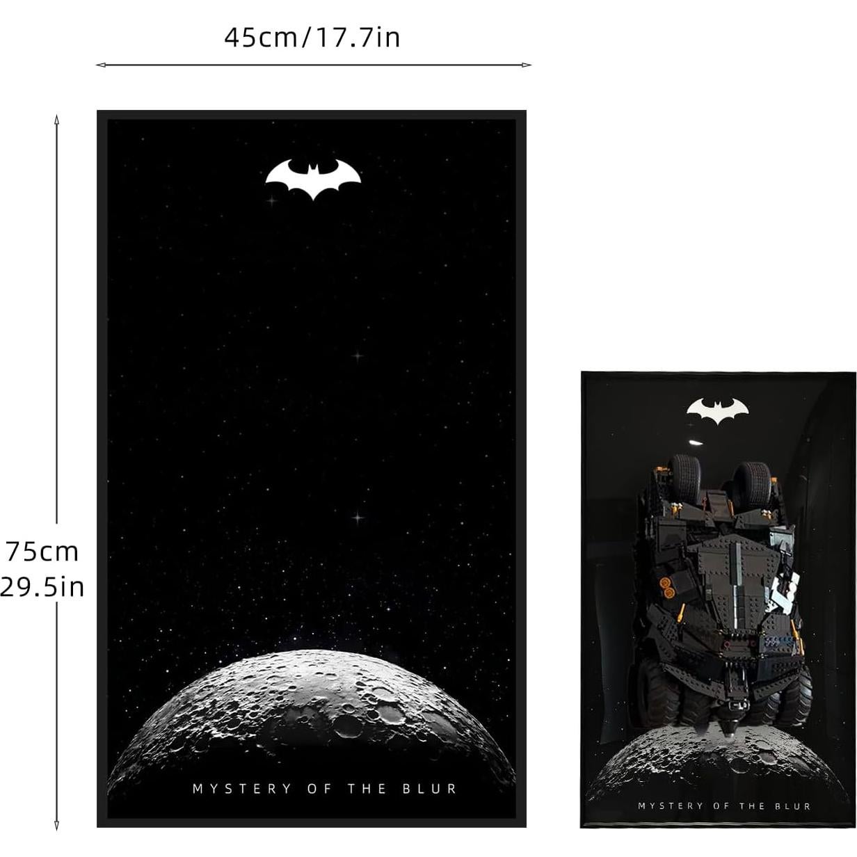 Tablero de Exhibición ICUANUTY para Lego DC Batman 76240 - 74.93x44.96 cm