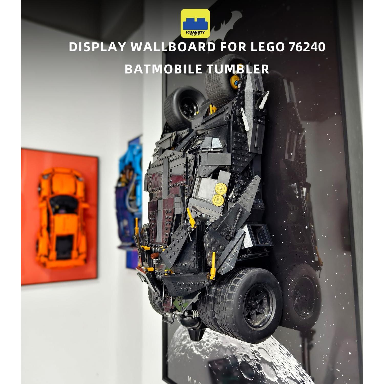 Tablero de Exhibición ICUANUTY para Lego DC Batman 76240 - 74.93x44.96 cm