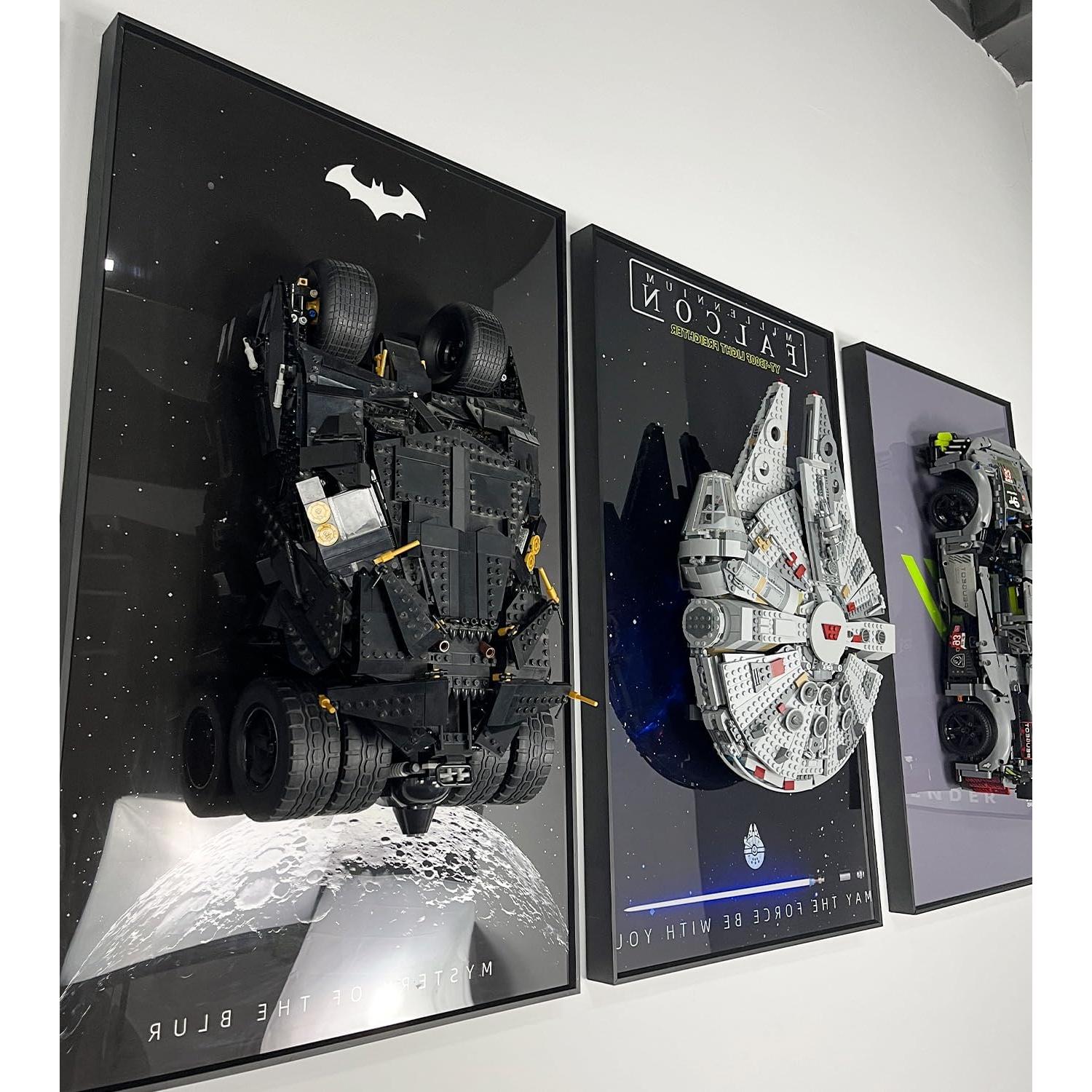 Tablero de Exhibición ICUANUTY para Lego DC Batman 76240 - 74.93x44.96 cm