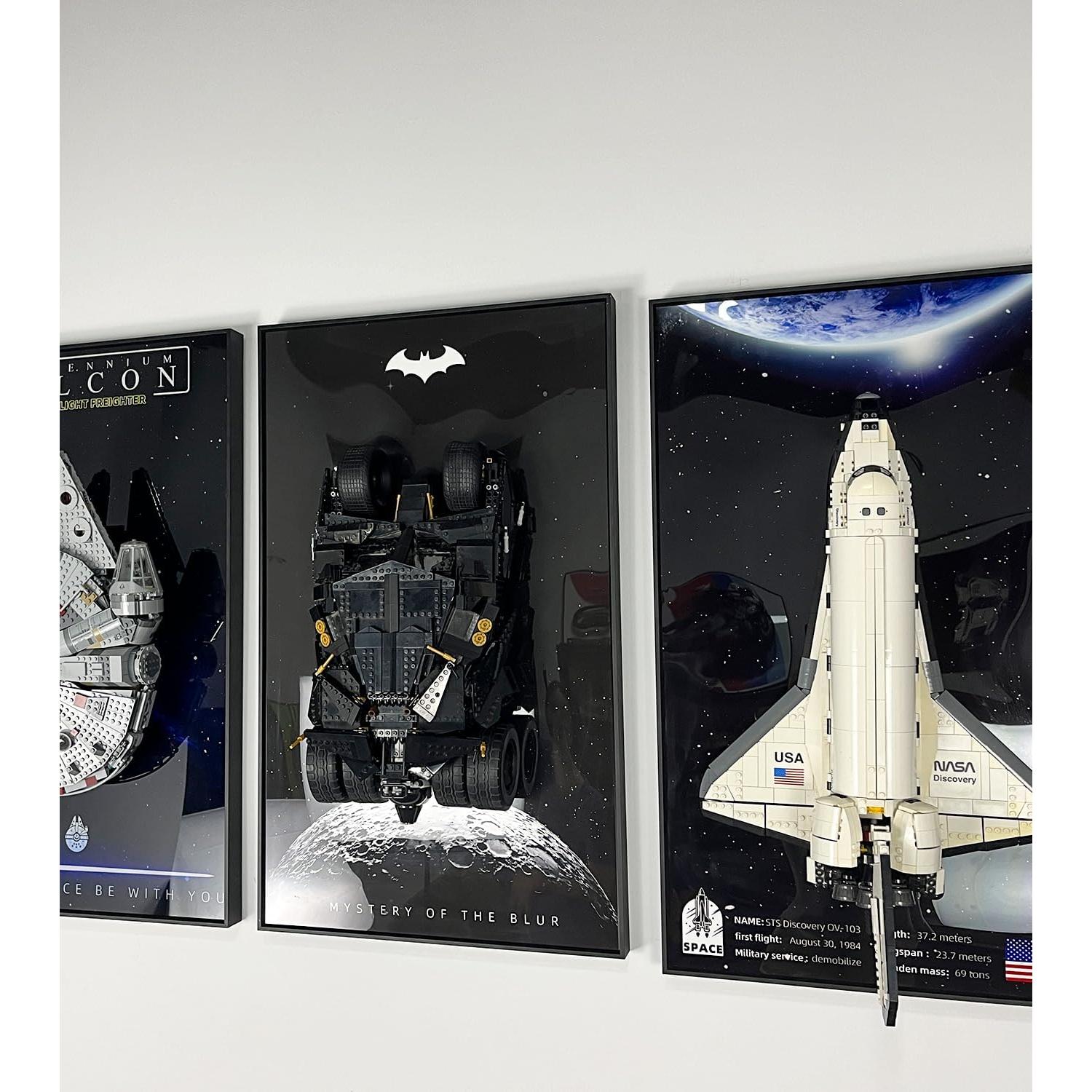 Tablero de Exhibición ICUANUTY para Lego DC Batman 76240 - 74.93x44.96 cm
