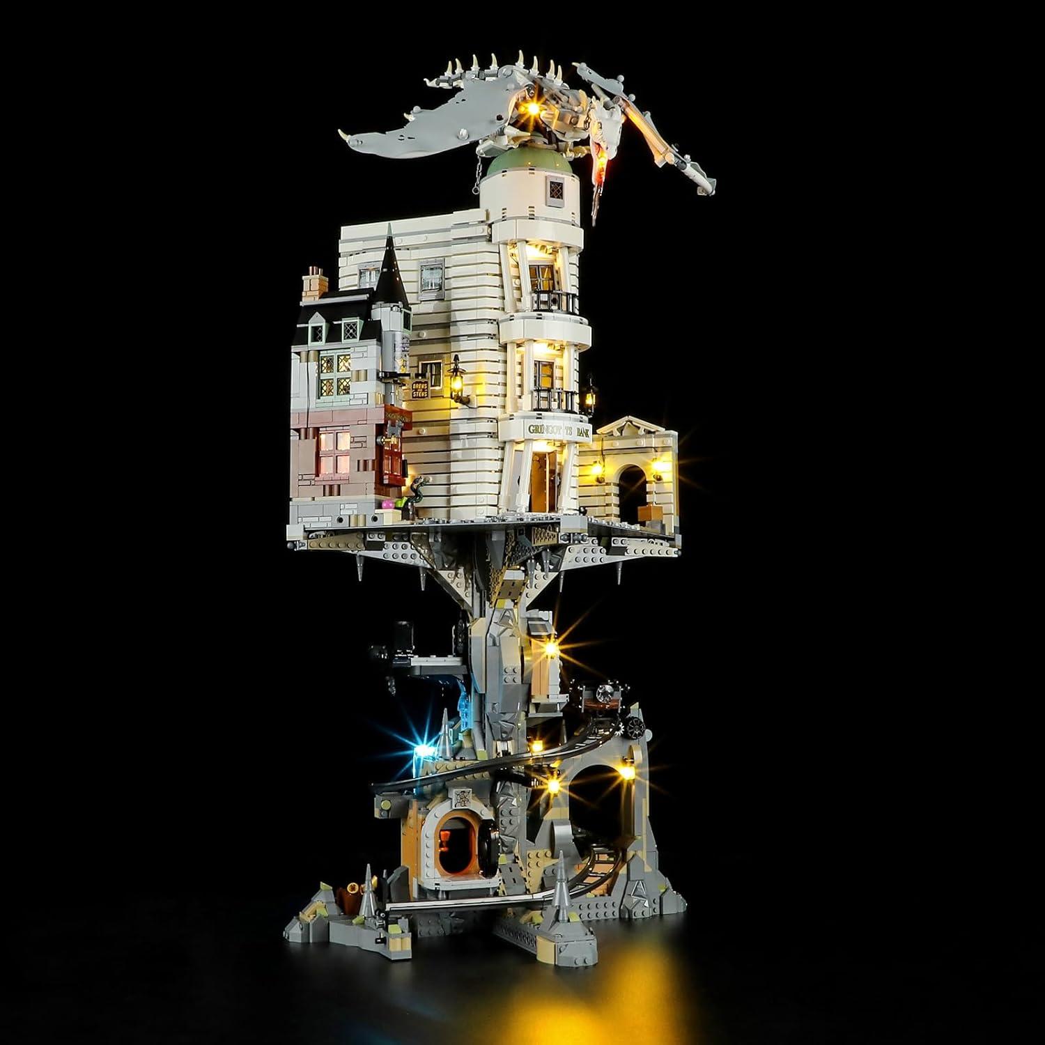 Luz LED LIGHTAILING para Lego 76417 Banco Gringotts