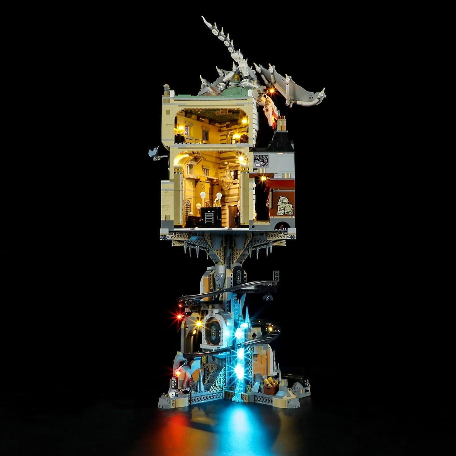 Luz LED LIGHTAILING para Lego 76417 Banco Gringotts