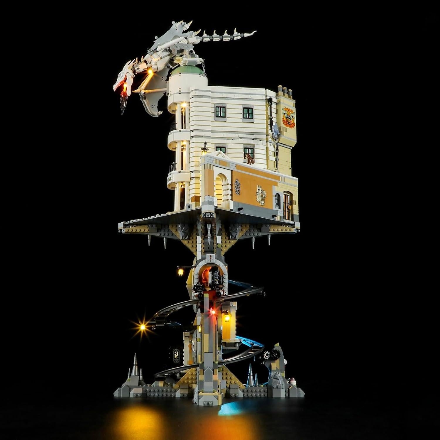 Luz LED LIGHTAILING para Lego 76417 Banco Gringotts