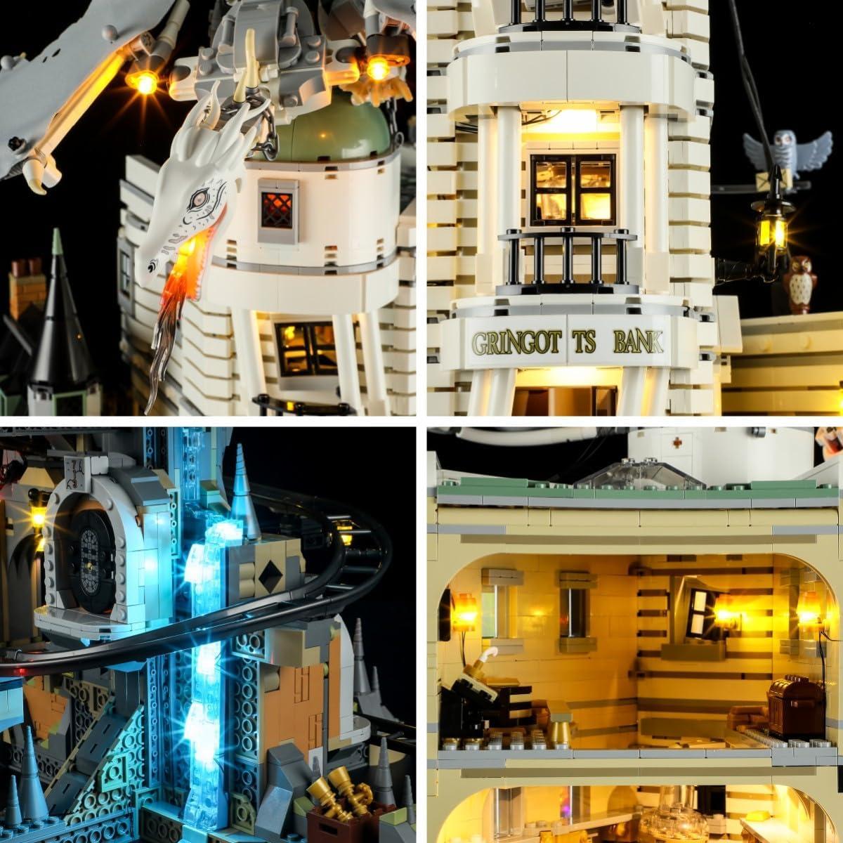 Luz LED LIGHTAILING para Lego 76417 Banco Gringotts