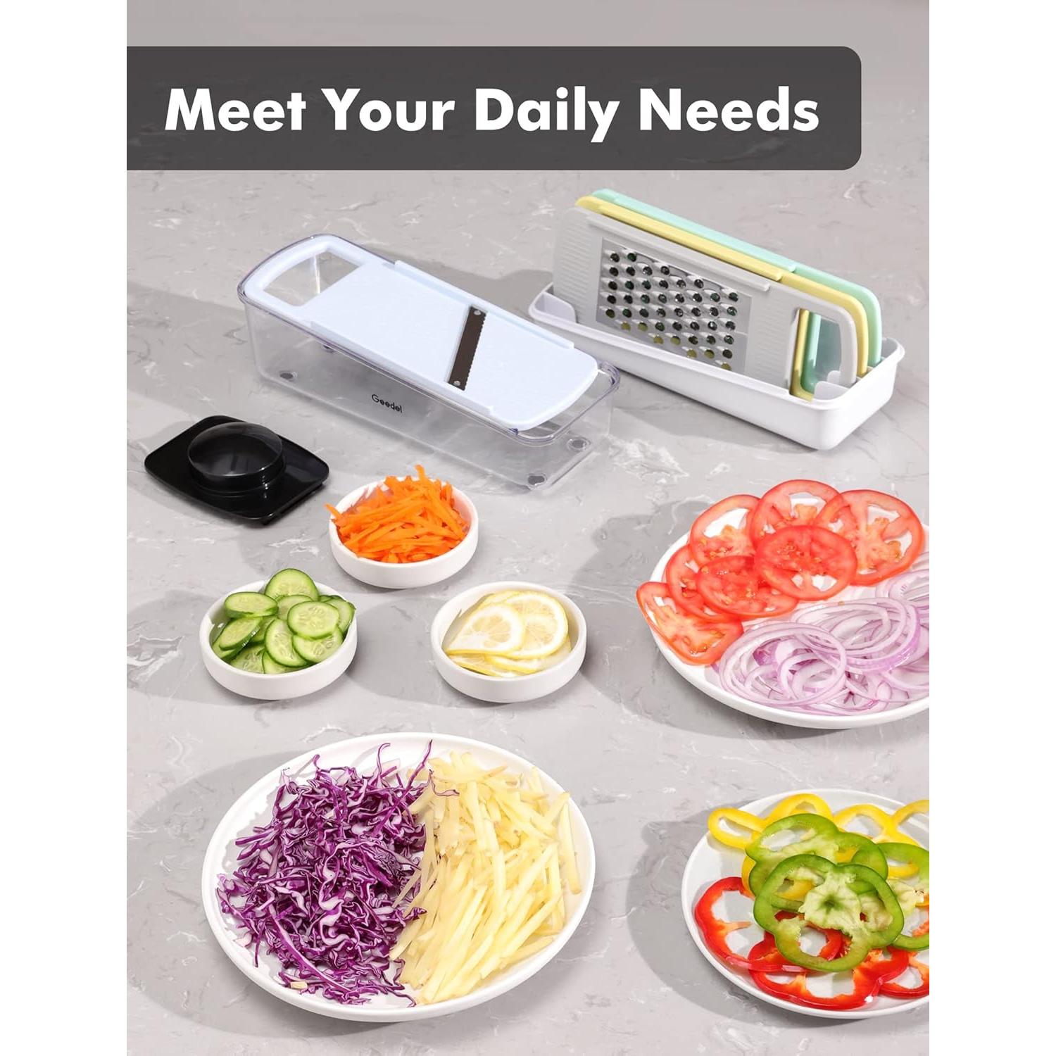 Cortador Mandolina Geedel PS-318I Multiusos 0.54 kg