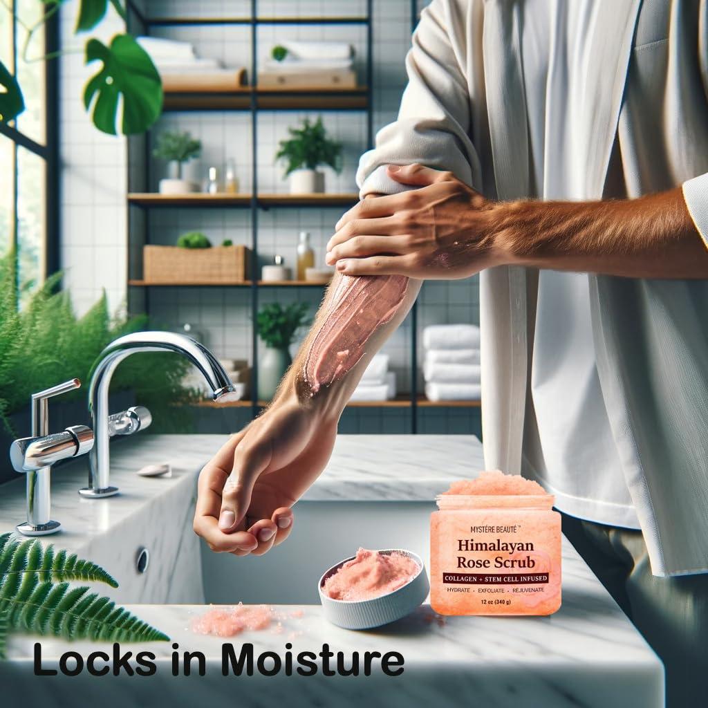 Exfoliante Corporal Sal del Himalaya Mystere Beaute 340g