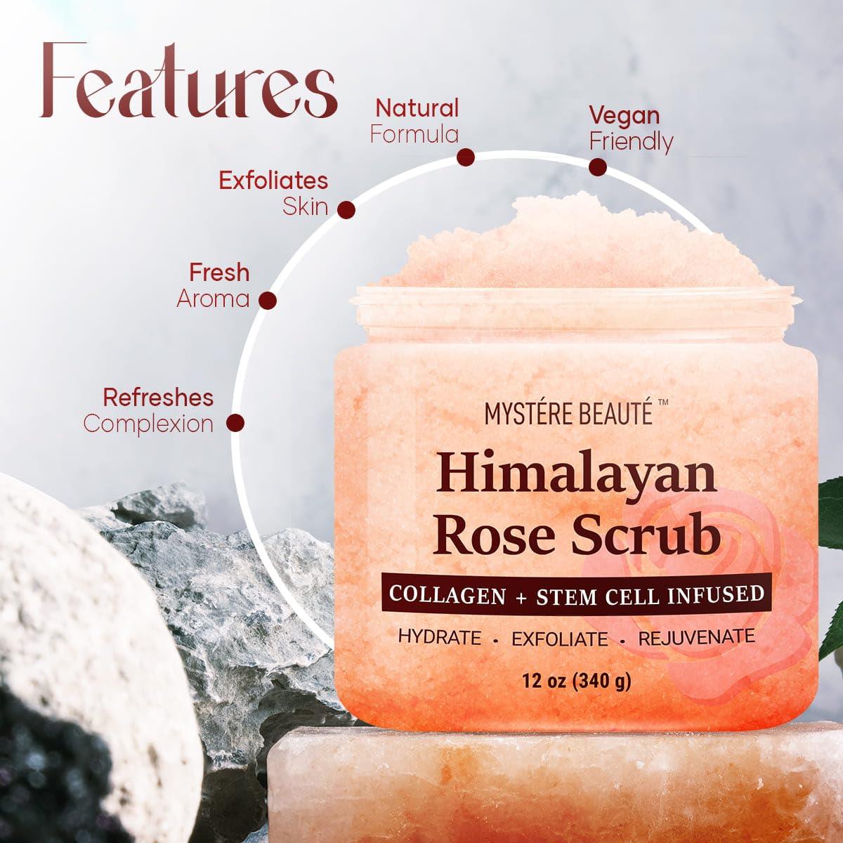 Exfoliante Corporal Sal del Himalaya Mystere Beaute 340g