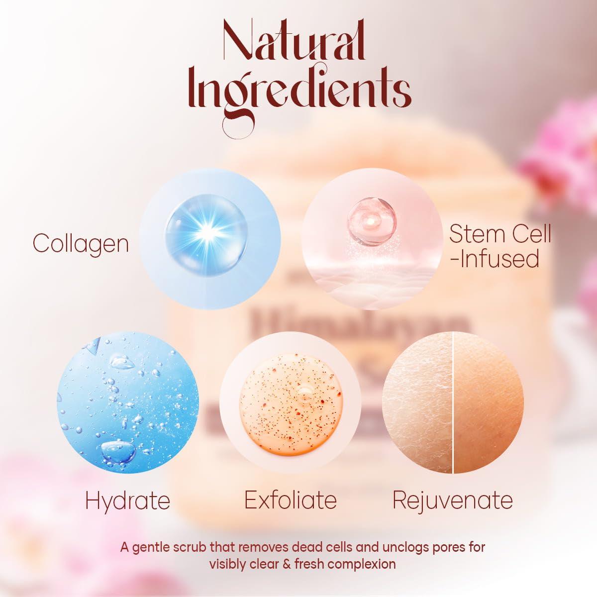 Exfoliante Corporal Sal del Himalaya Mystere Beaute 340g