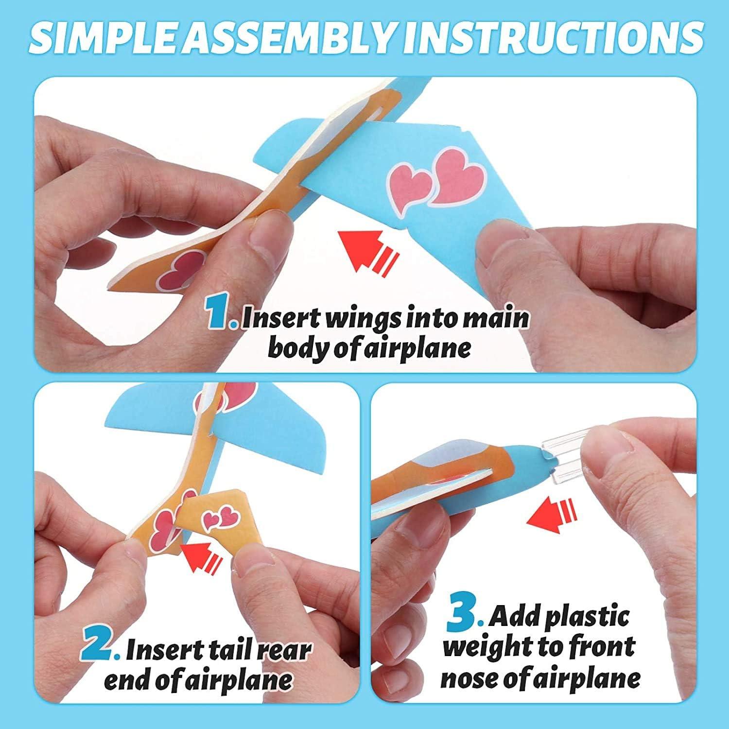 Tarjetas de Saludo San Valentín 28 Piezas Aviones SpringFlower