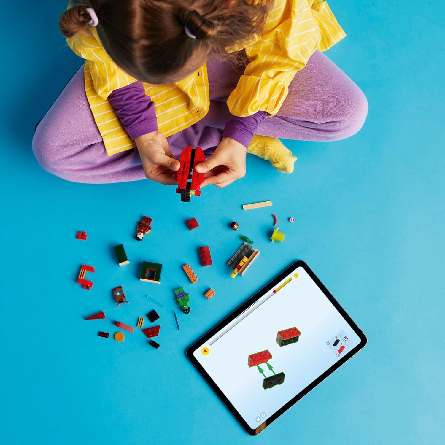 LEGO Marvel Iron Man con Moto y Hulk 68 Piezas 4+