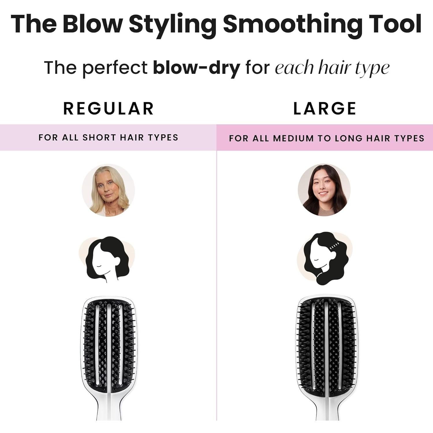 Tangle Teezer Cepillo de Secado Suave para Cabello Negro