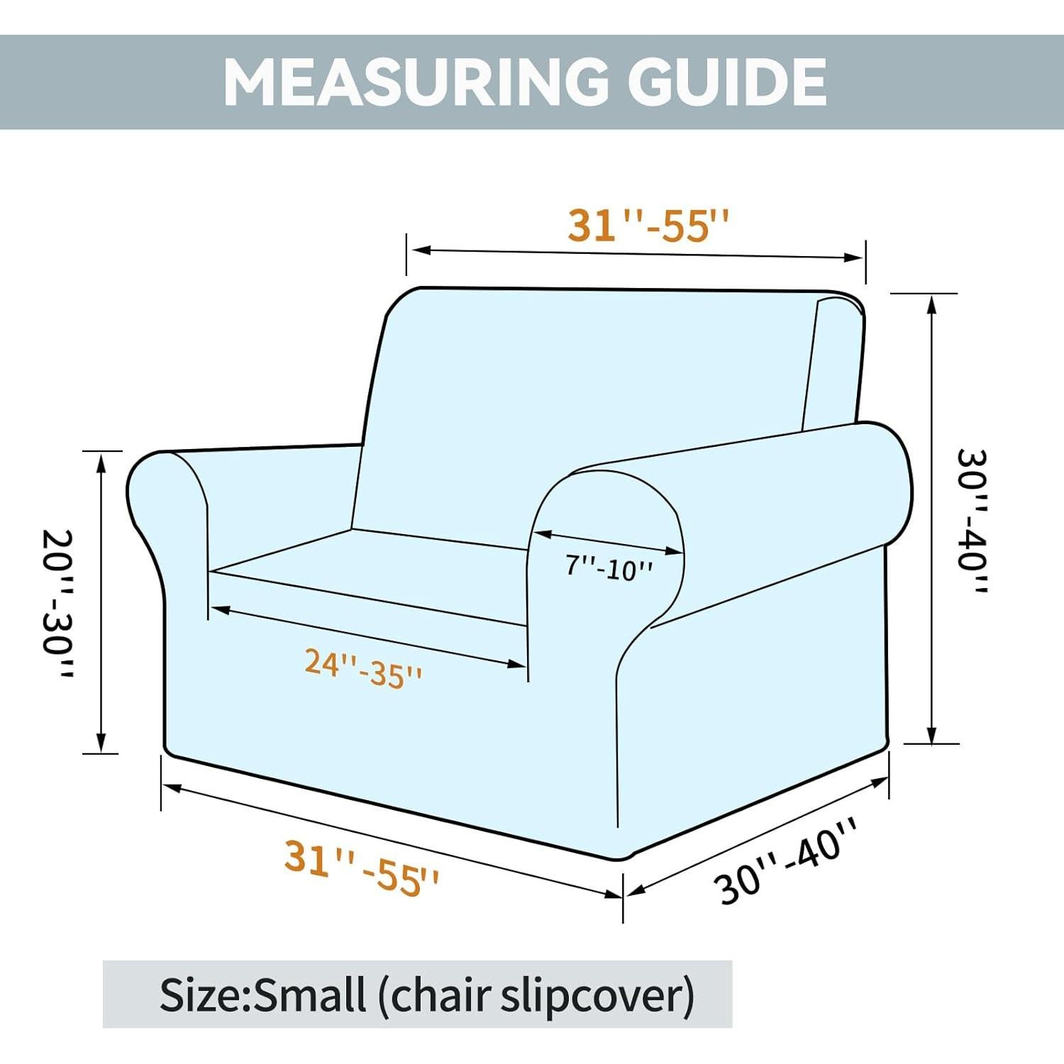 Funda de Sofá LURKA Elástica 1 Pieza Pequeña Negra