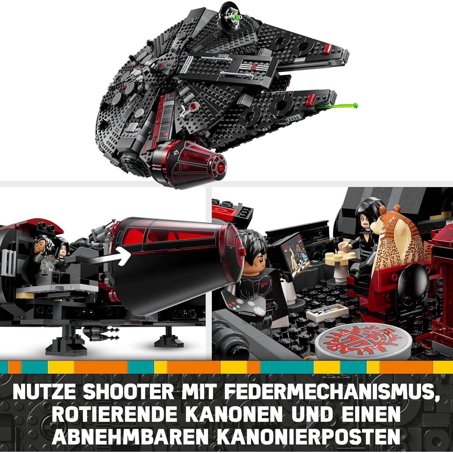LEGO Star Wars Halcón Oscuro 75389 - Nave Construible 2.77kg