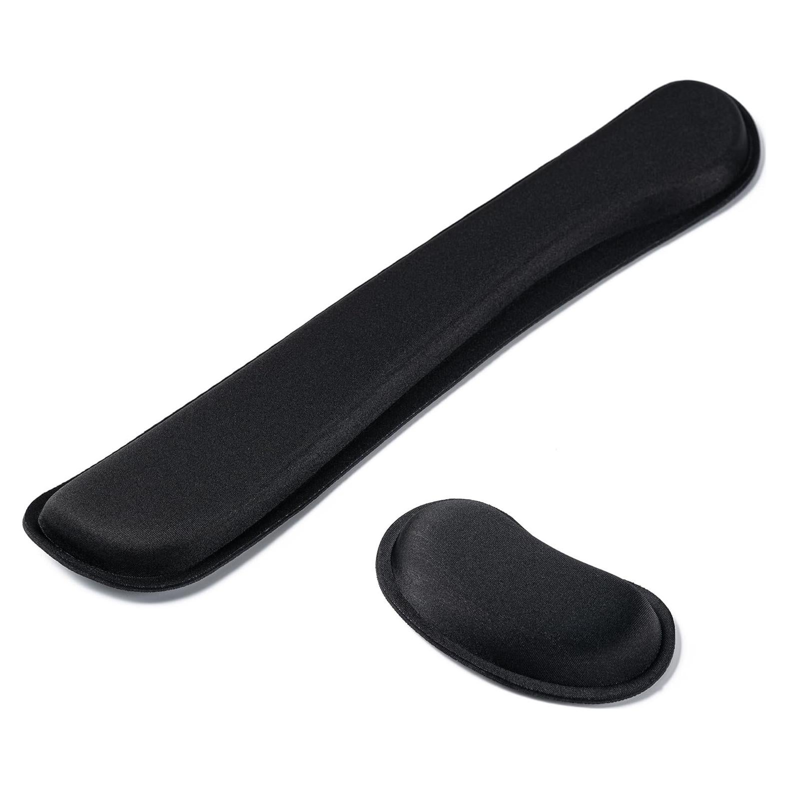 Reposa Muñecas Ergonómico Hoewina para Teclado y Mouse Negro